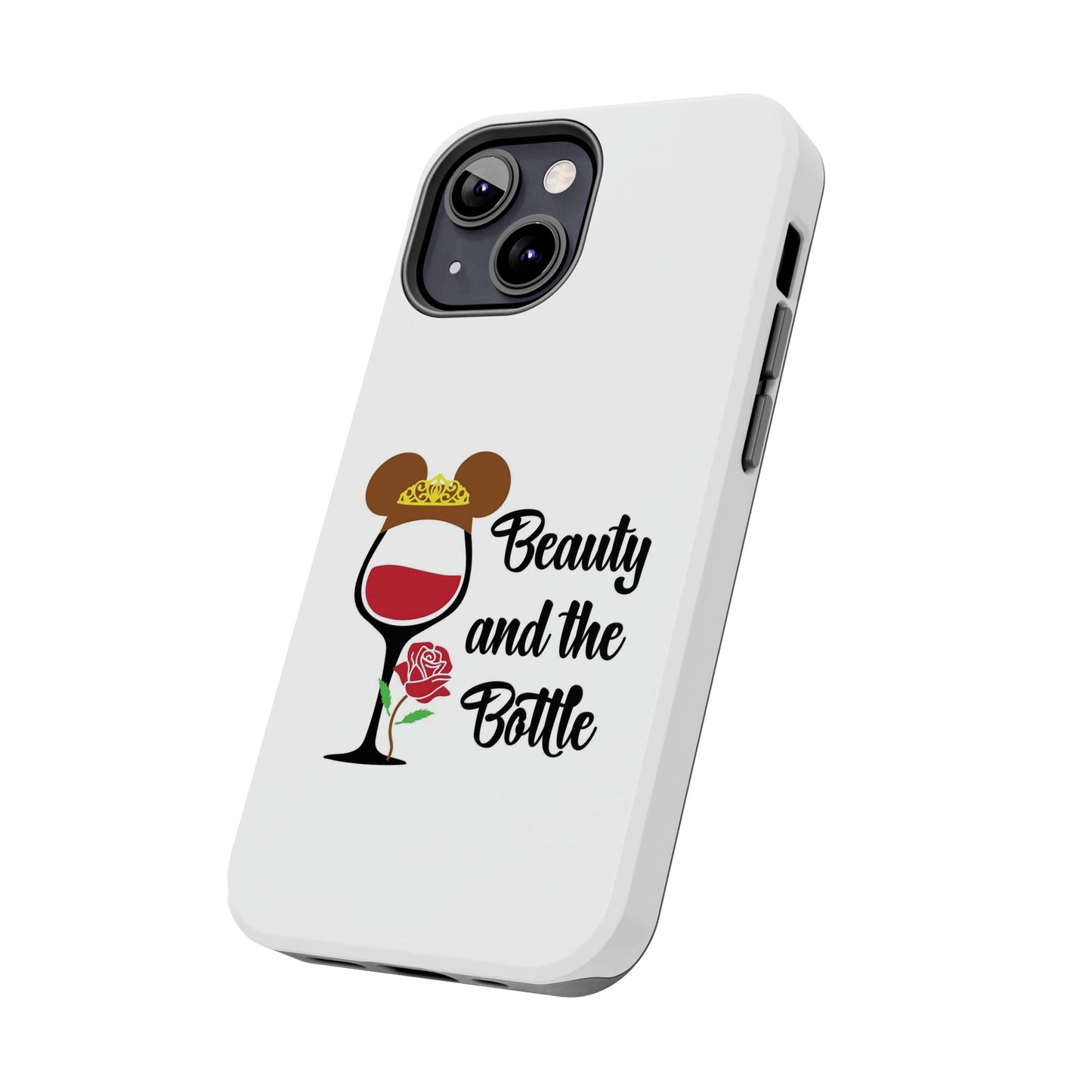 Beauty and the Bottle - Tough iPhone Cases - Choose your Size