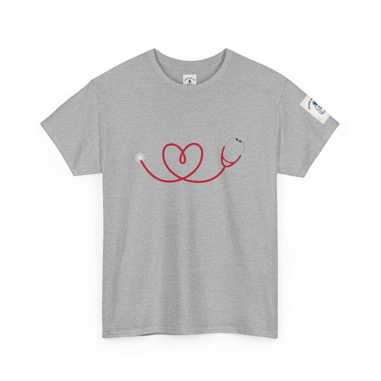 Stethoscope Heart - Unisex Heavy Cotton Tee