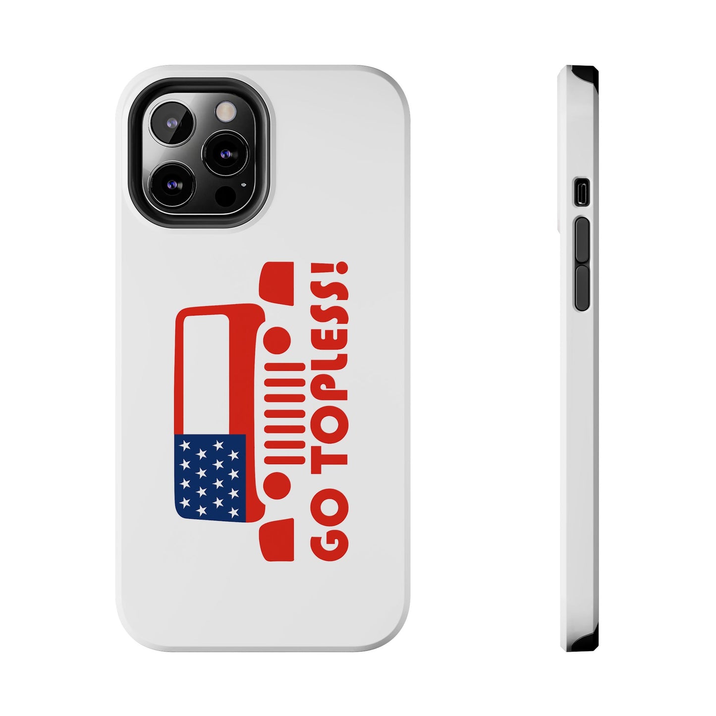GO TOPLESS - Tough iPhone Cases - Choose your Size