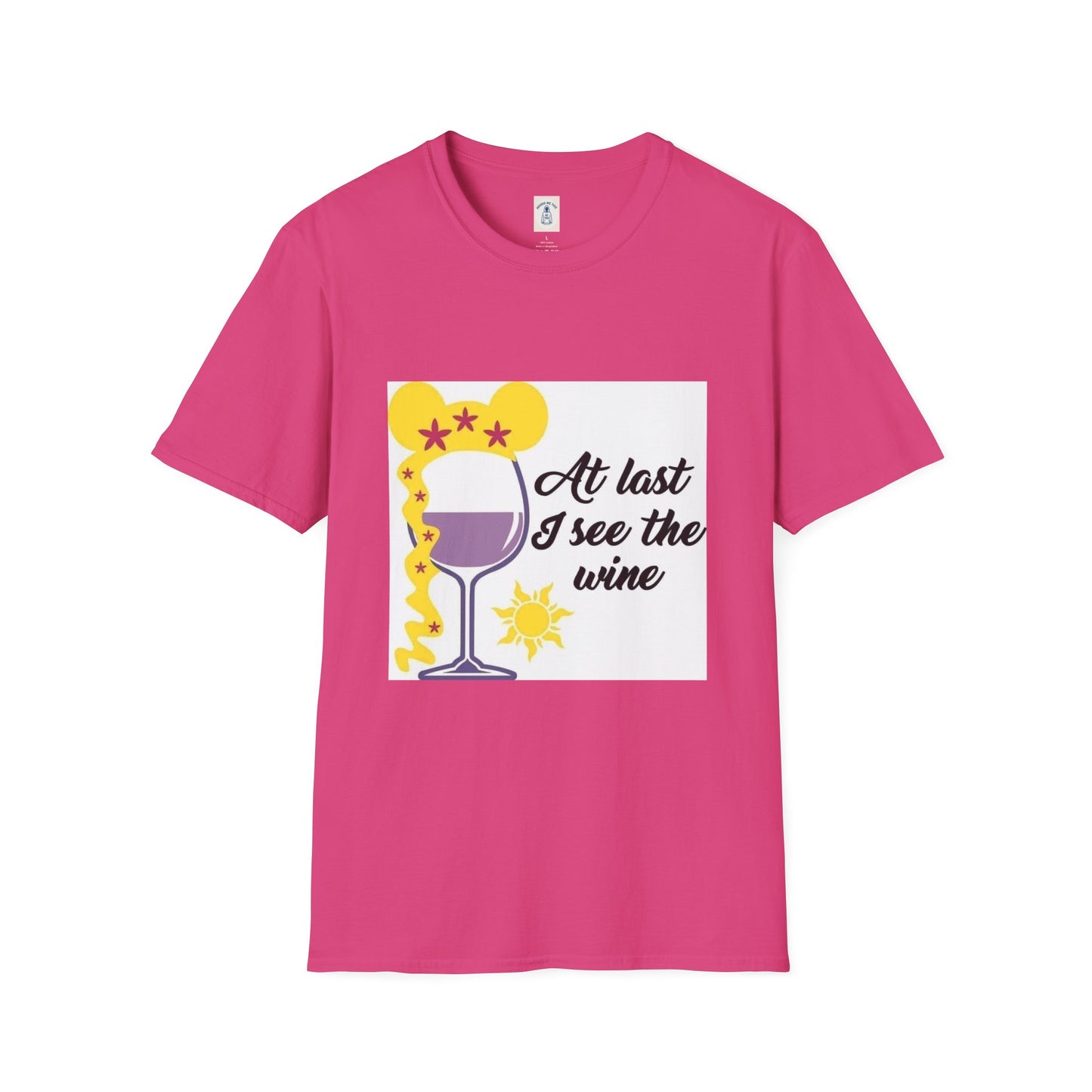 At Last I See the Wine - Unisex Softstyle T-Shirt