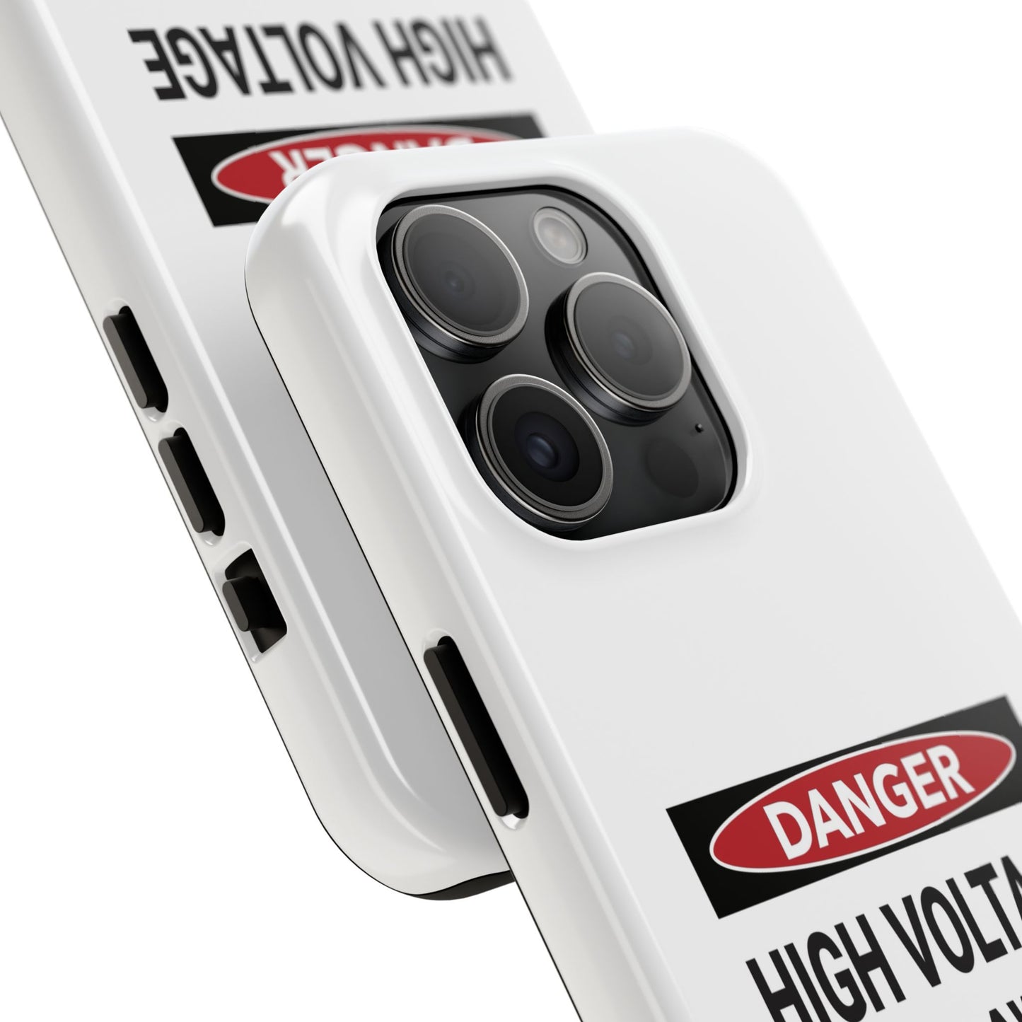 Danger High Voltage Keep Away - Tough iPhone Cases - Choose your Size