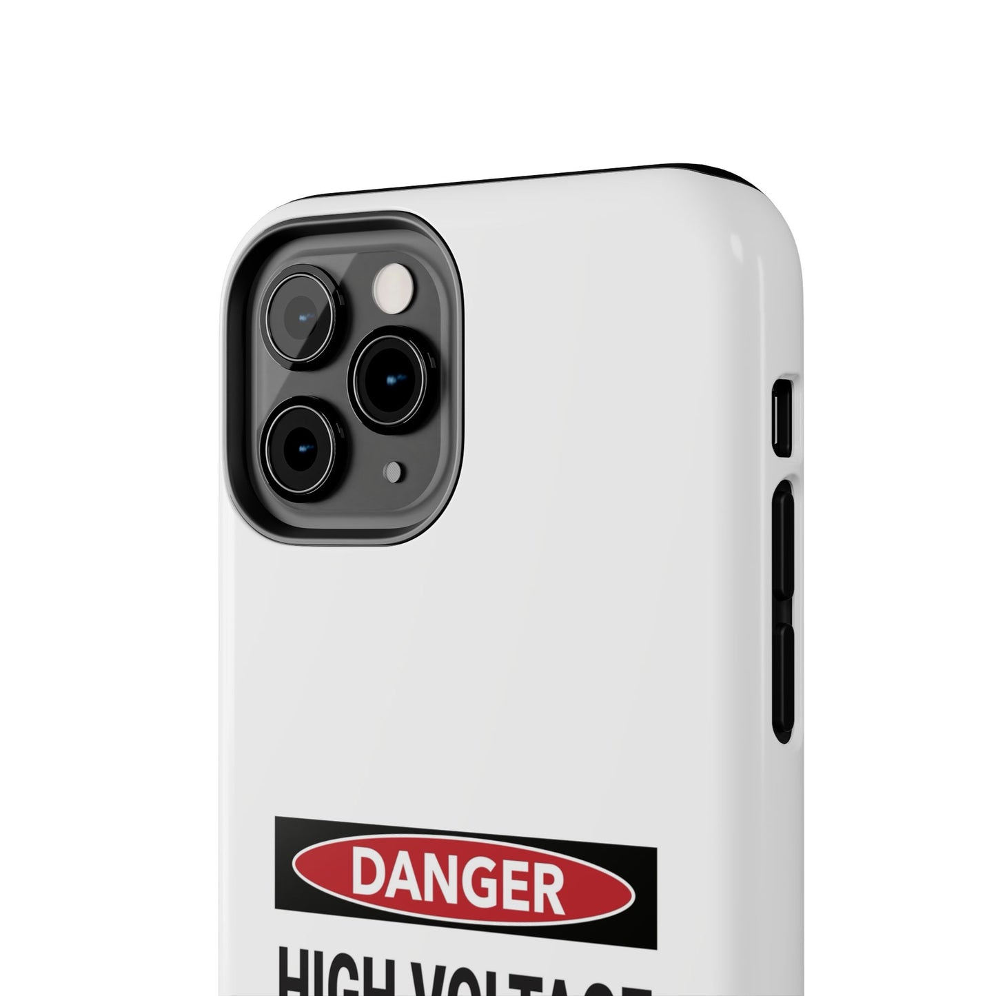 Danger High Voltage Keep Away - Tough iPhone Cases - Choose your Size