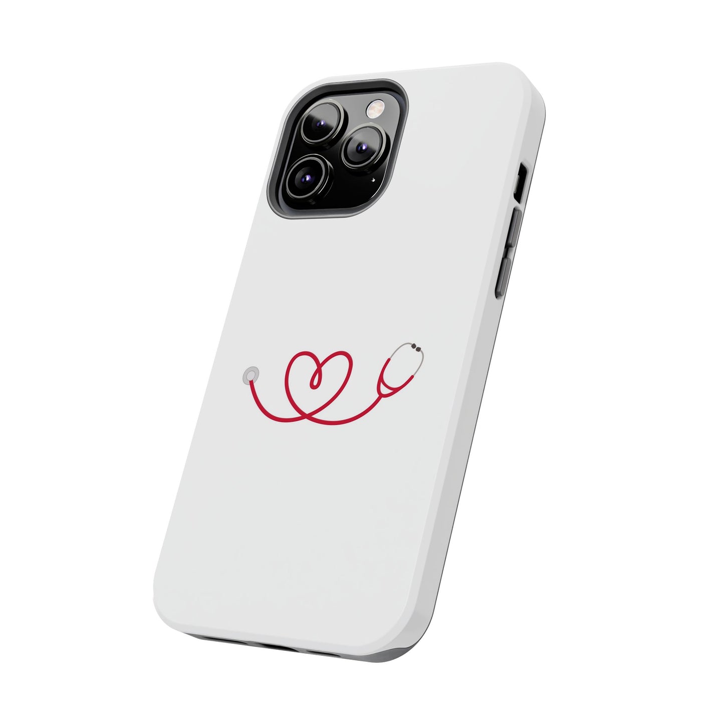 Stethoscope Heart - Tough iPhone Cases - Choose your Size