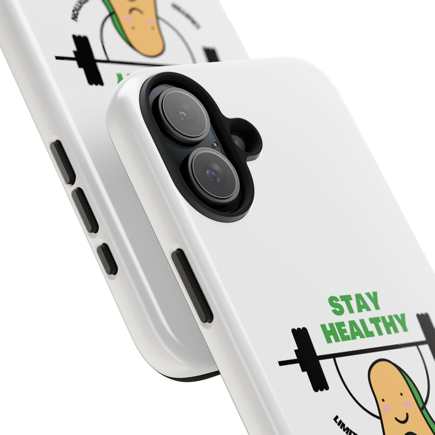 Stay Healthy Avocado - Tough iPhone Cases - Choose your Size