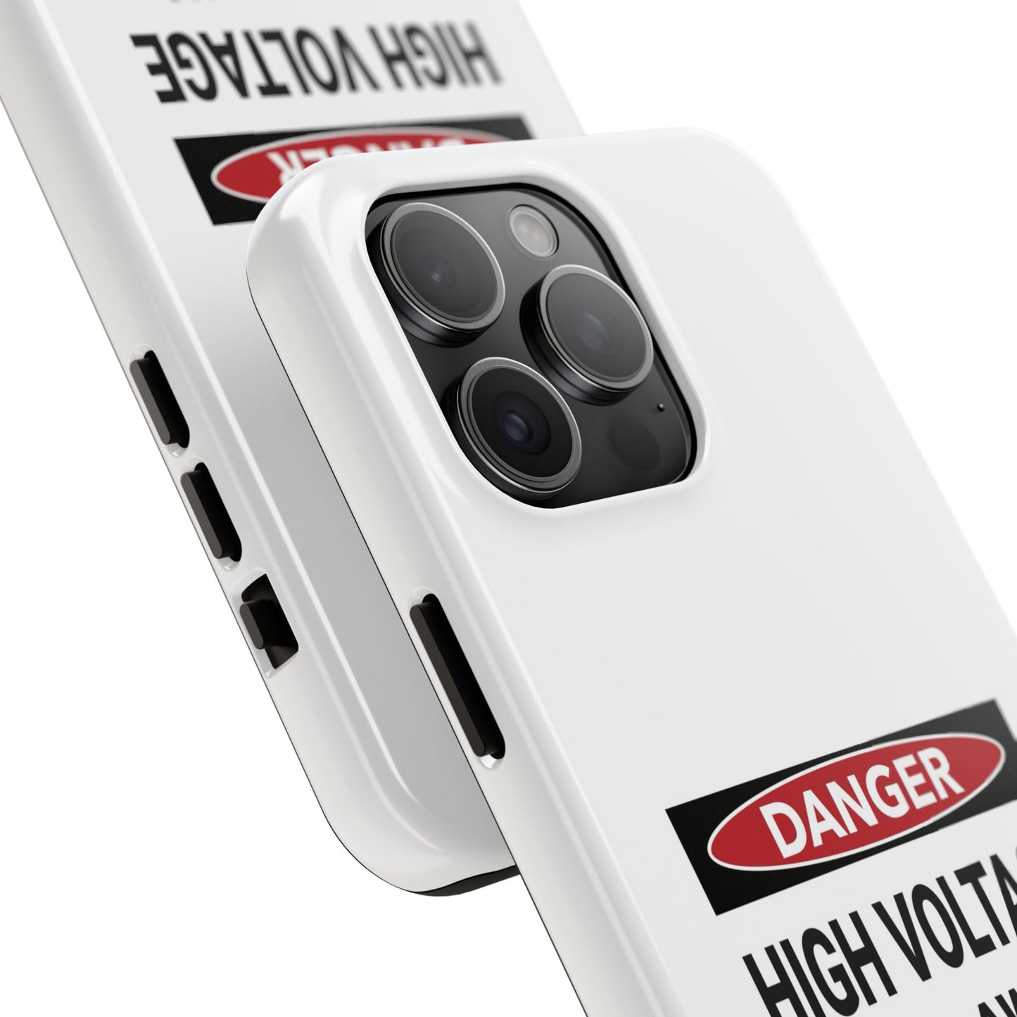 Danger High Voltage Keep Away - Tough iPhone Cases - Choose your Size