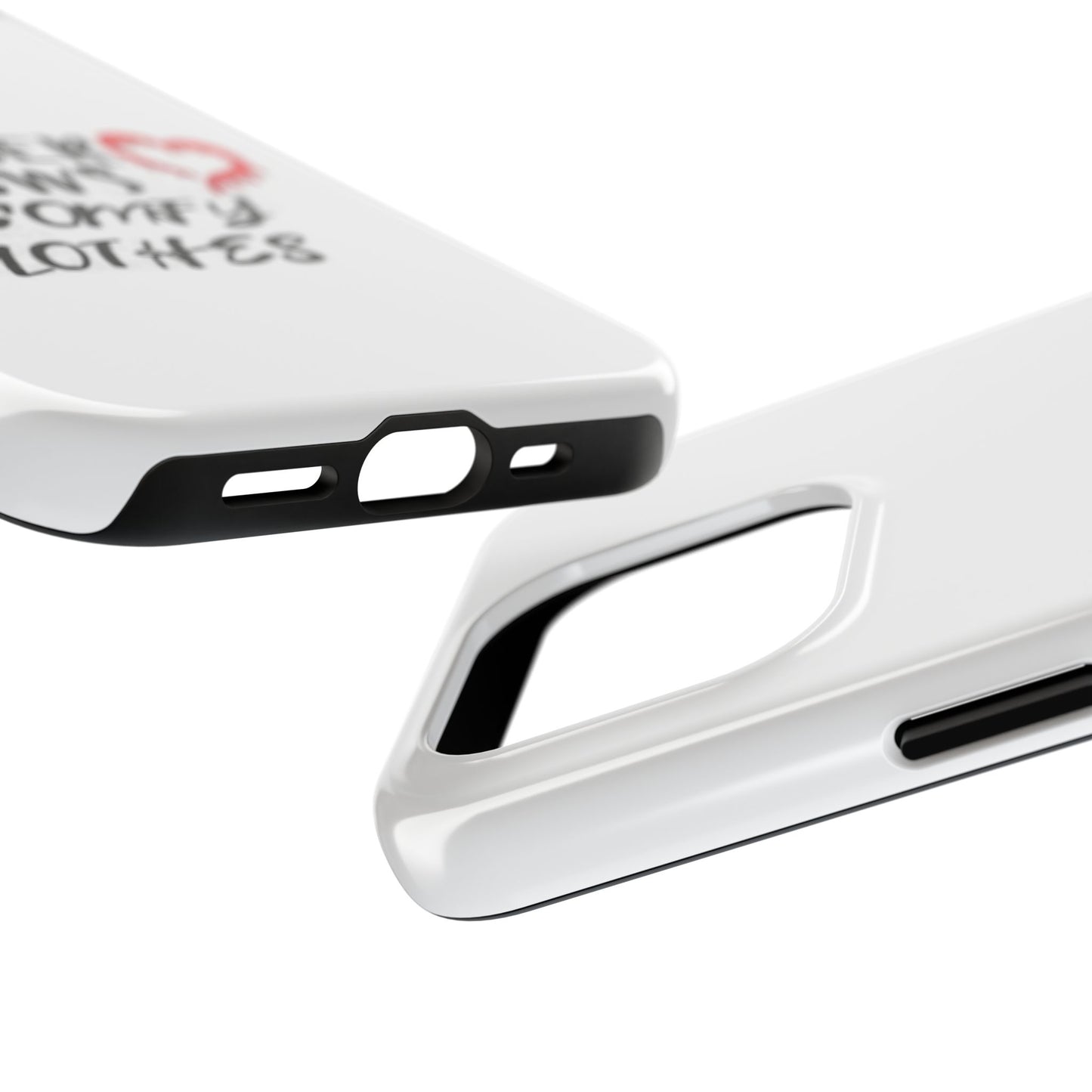 Murder Shows & Comfy Clothes - Tough iPhone Cases - Choose your Size