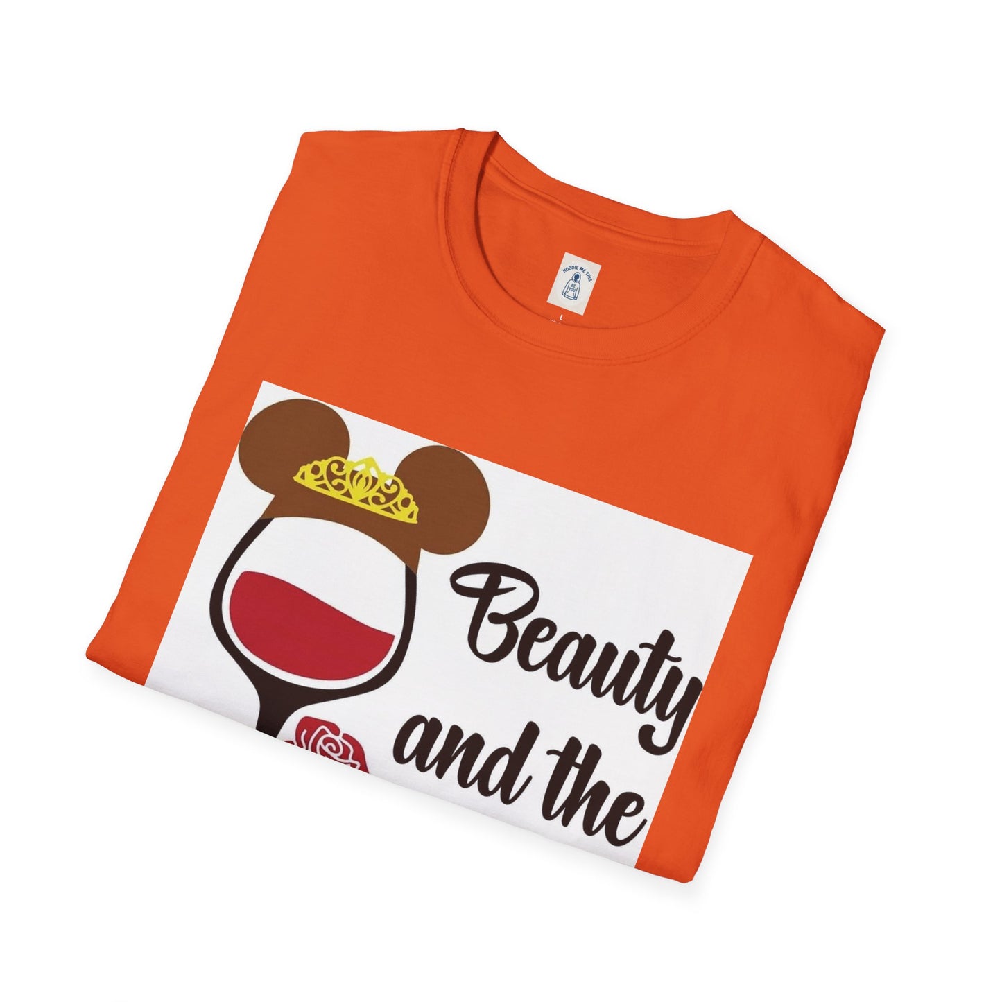 Beauty and the Bottle - Unisex Soft style T-Shirt
