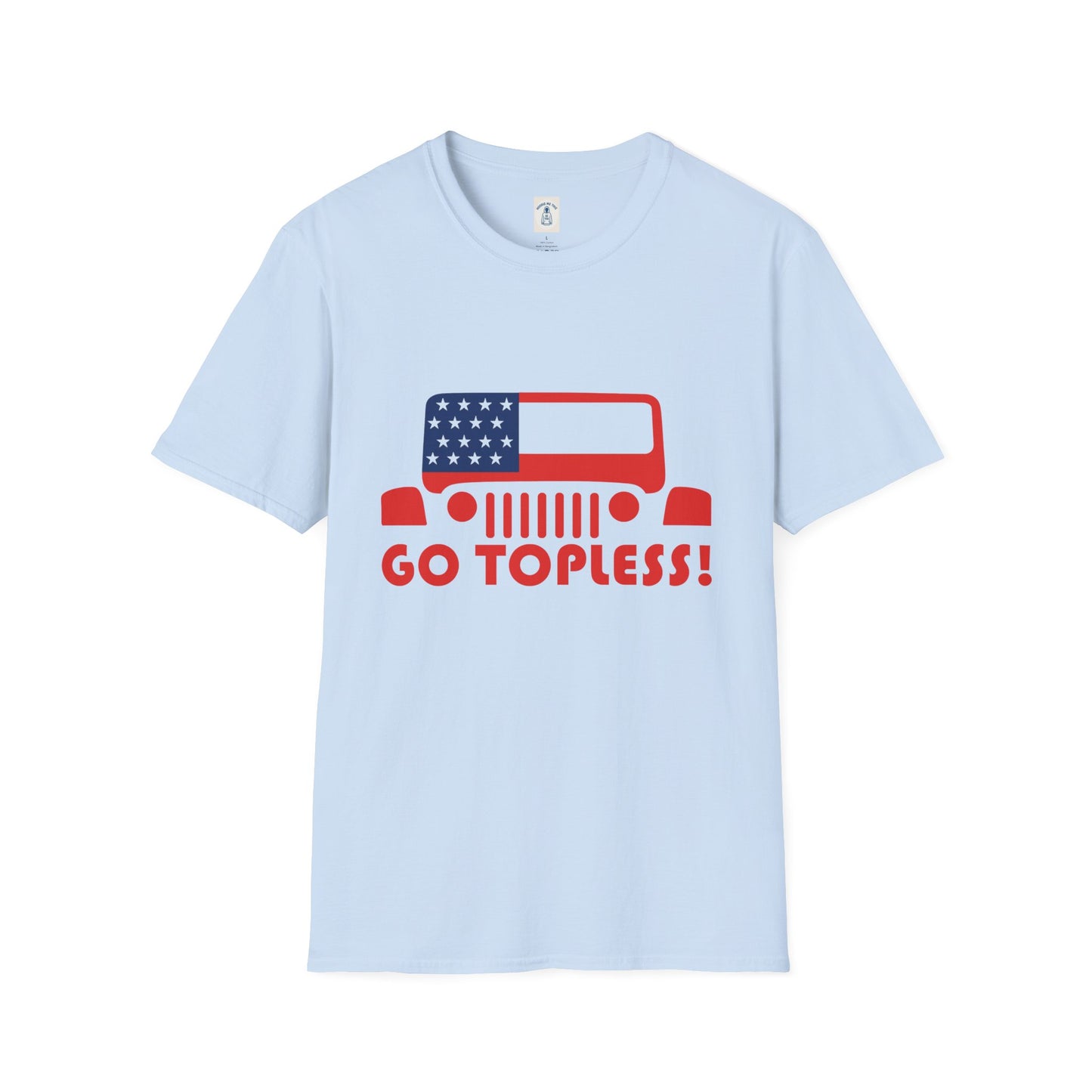 GO TOPLESS - Unisex Softstyle T-Shirt
