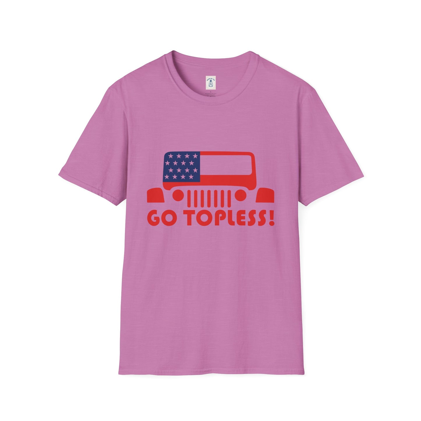 GO TOPLESS - Unisex Softstyle T-Shirt