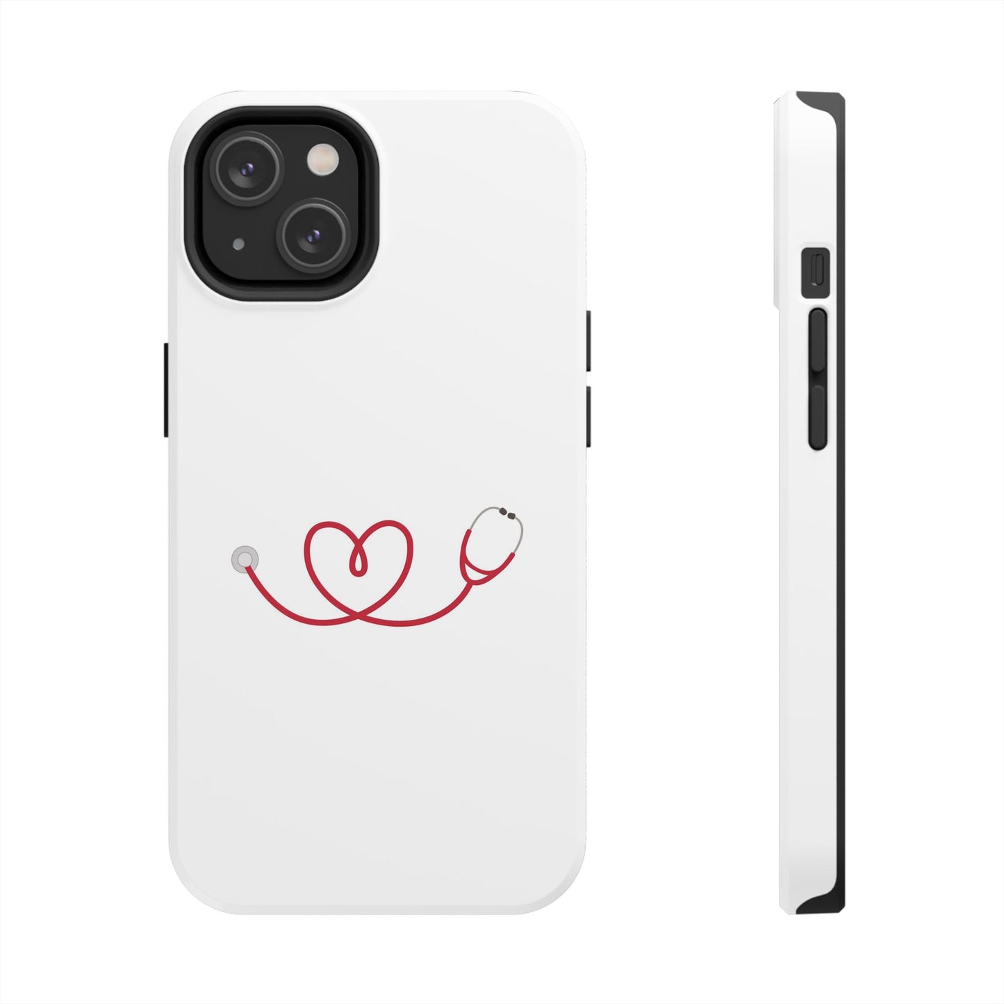 Stethoscope Heart - Tough iPhone Cases - Choose your Size