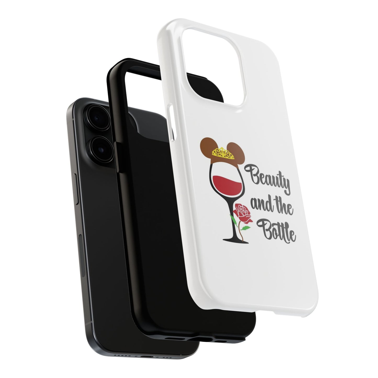 Beauty and the Bottle - Tough iPhone Cases - Choose your Size