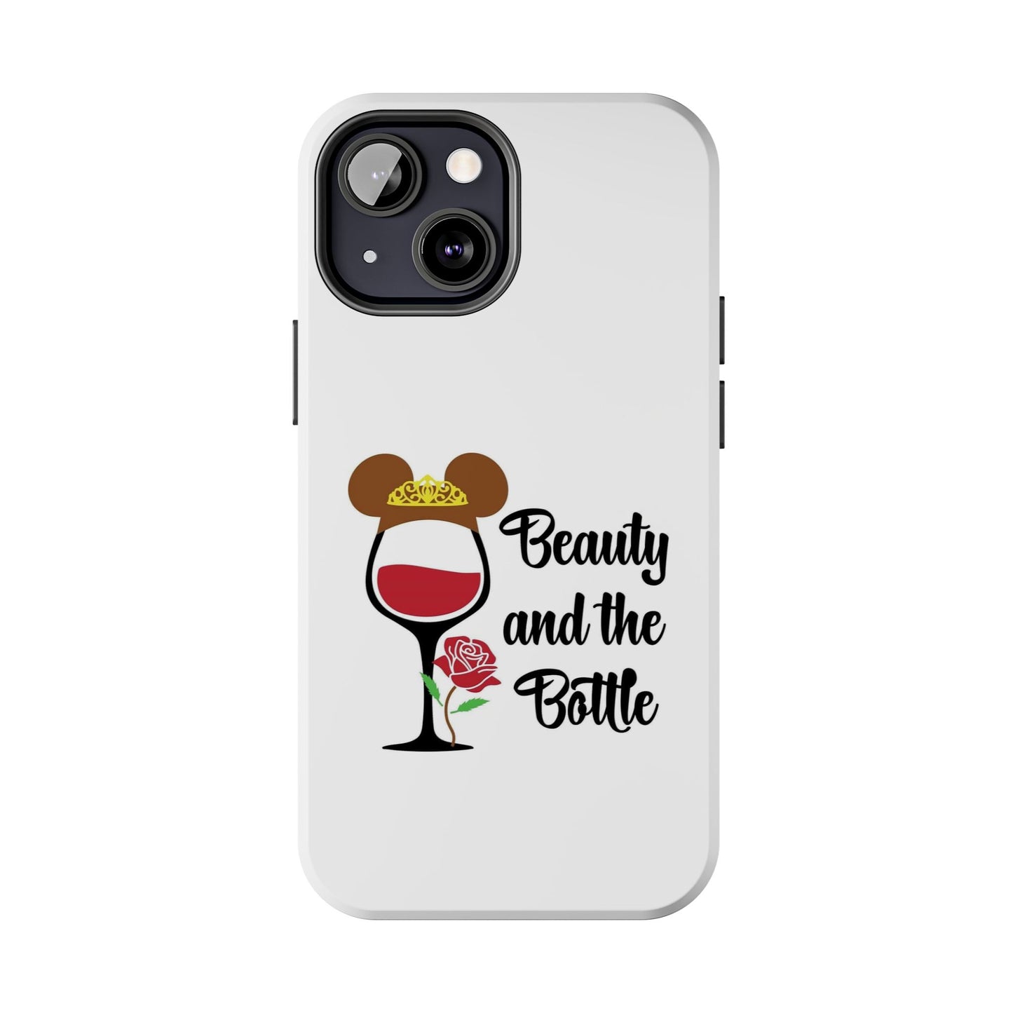 Beauty and the Bottle - Tough iPhone Cases - Choose your Size