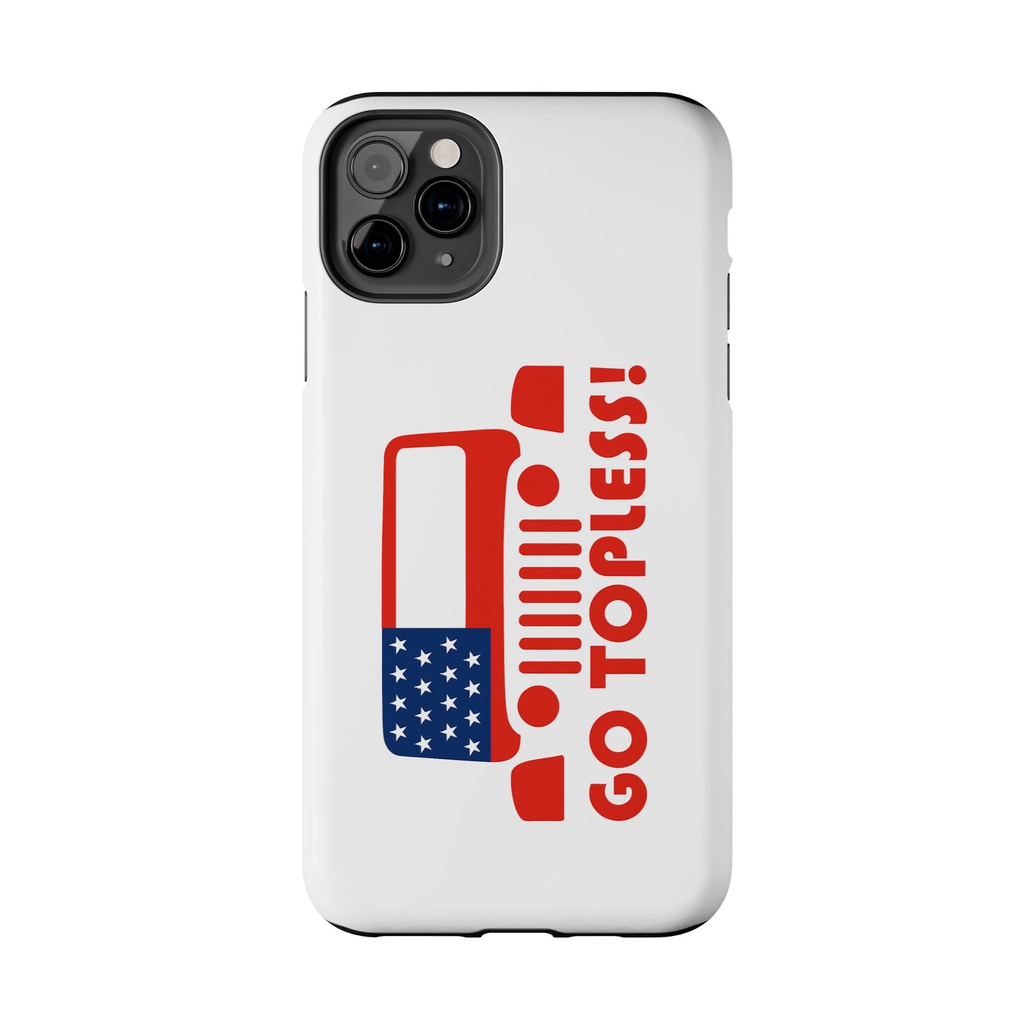 GO TOPLESS - Tough iPhone Cases - Choose your Size