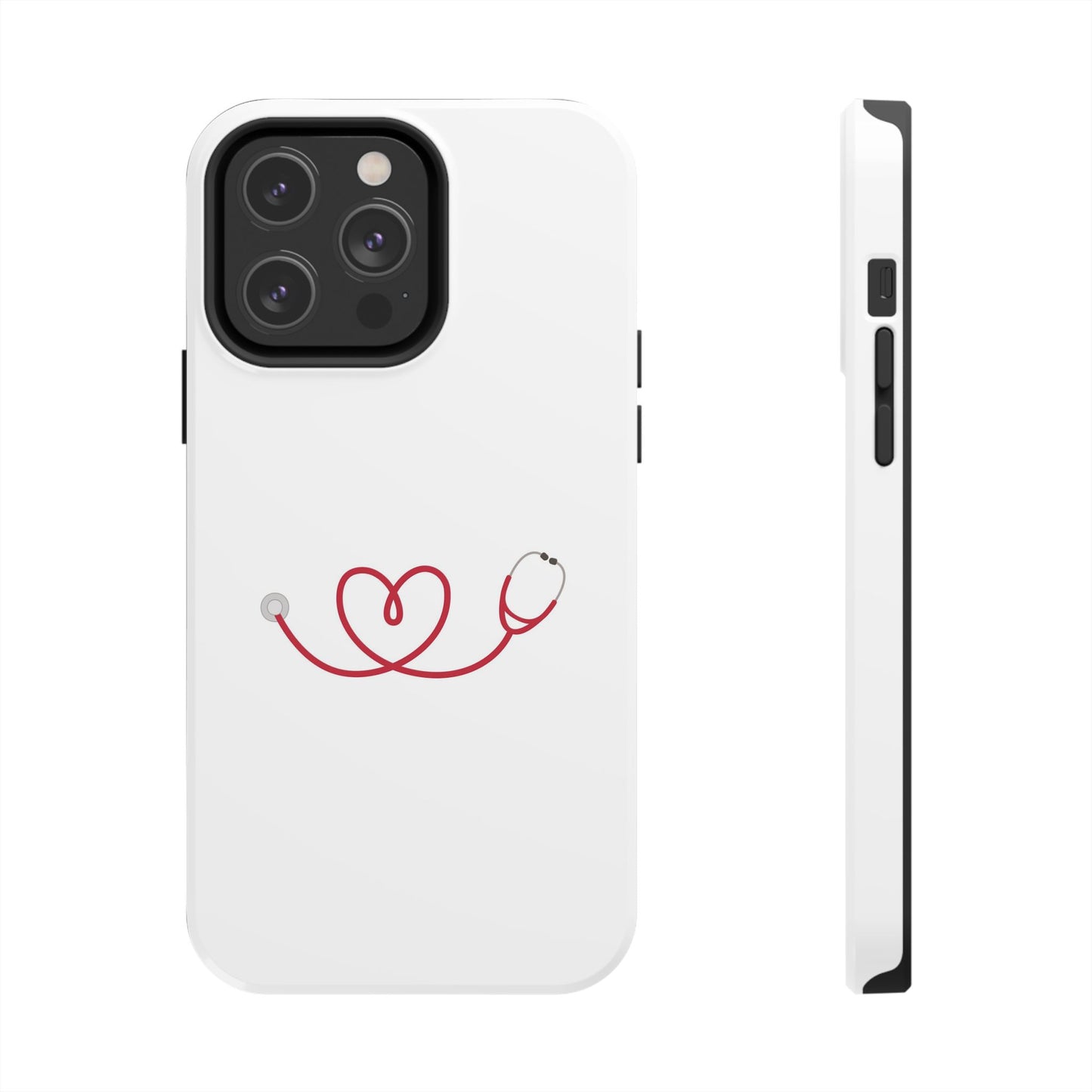 Stethoscope Heart - Tough iPhone Cases - Choose your Size