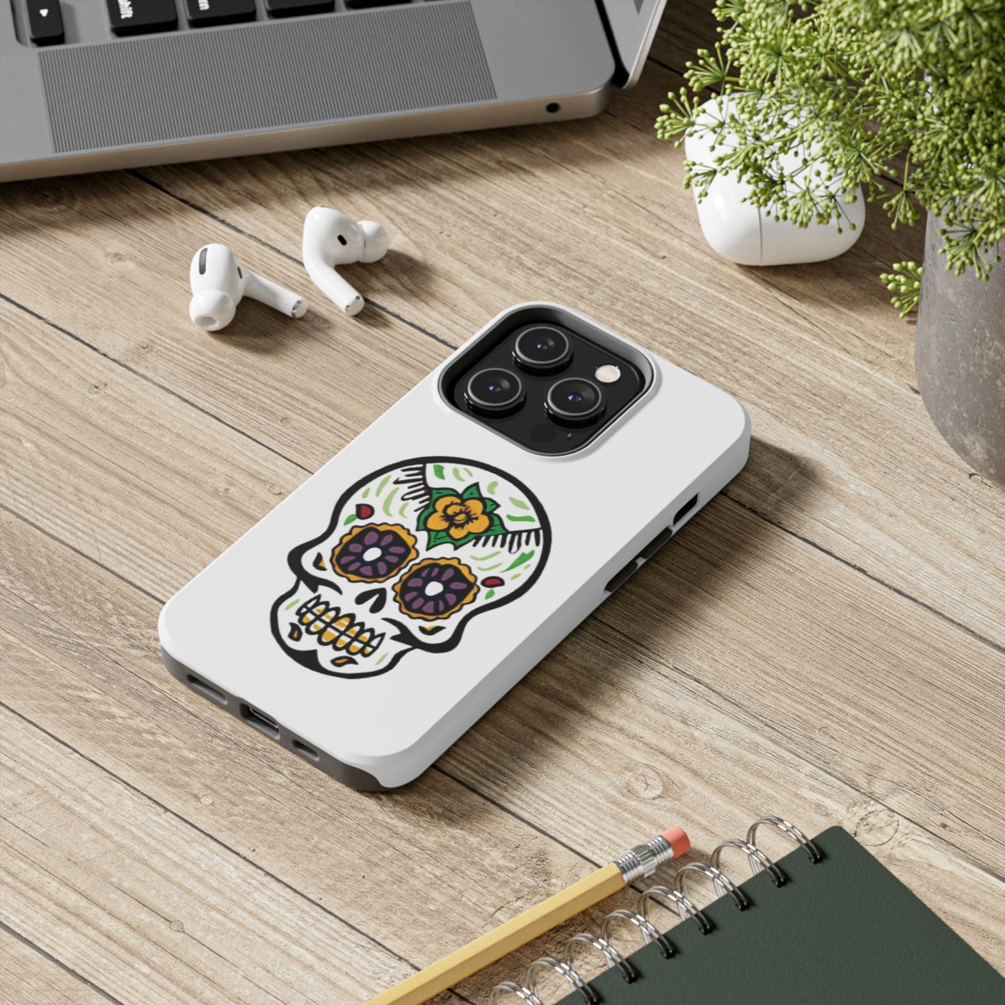 Colorful Skull - Tough iPhone Cases - Choose your Size