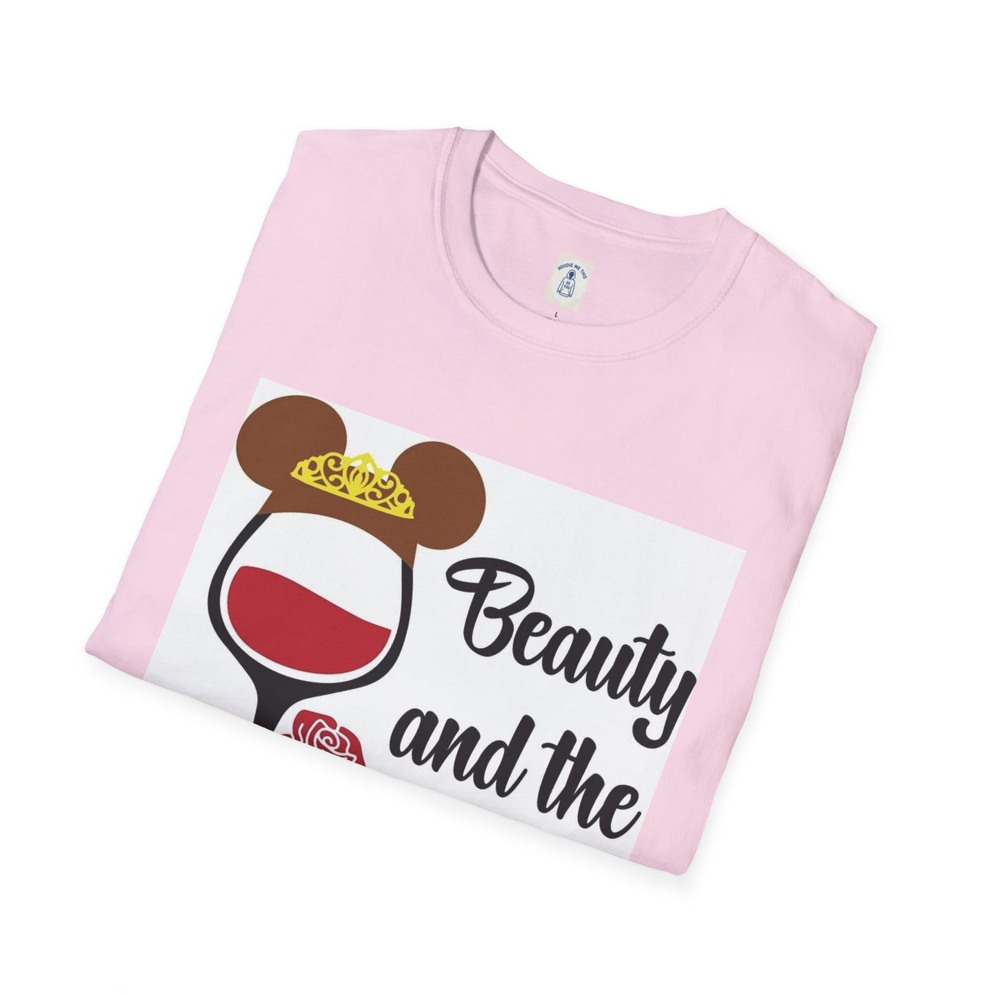 Beauty and the Bottle - Unisex Soft style T-Shirt