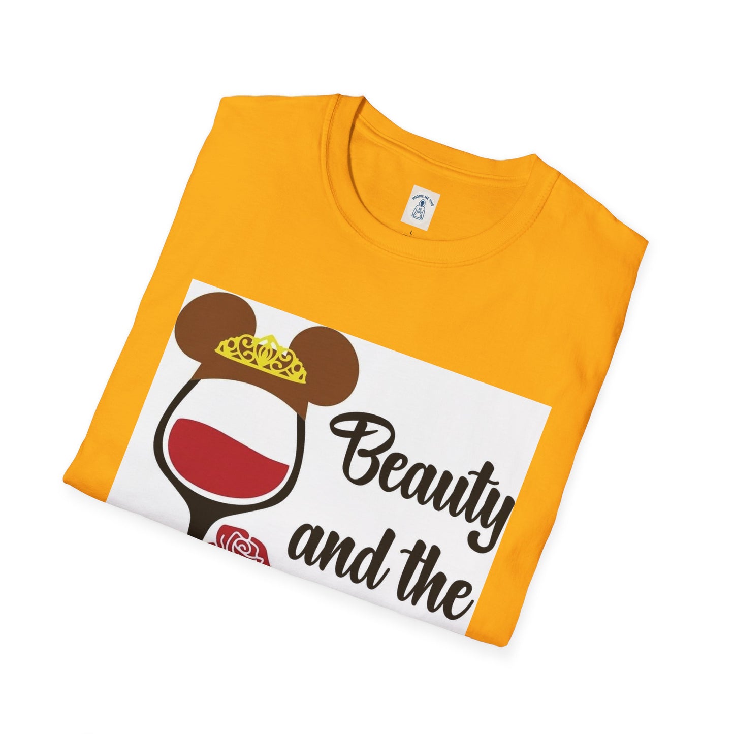 Beauty and the Bottle - Unisex Soft style T-Shirt
