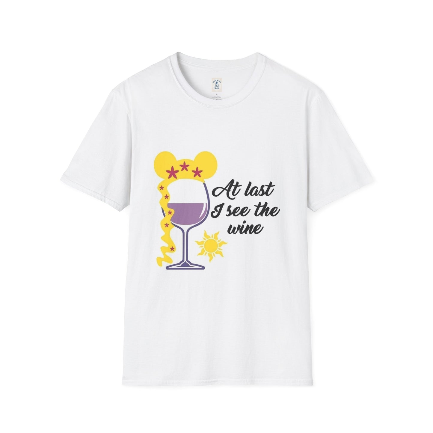 At Last I See the Wine - Unisex Softstyle T-Shirt