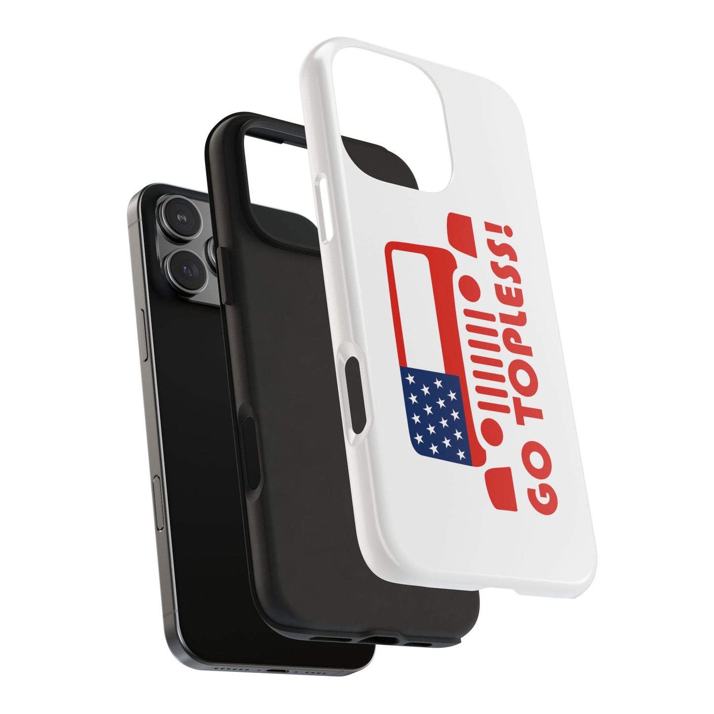 GO TOPLESS - Tough iPhone Cases - Choose your Size