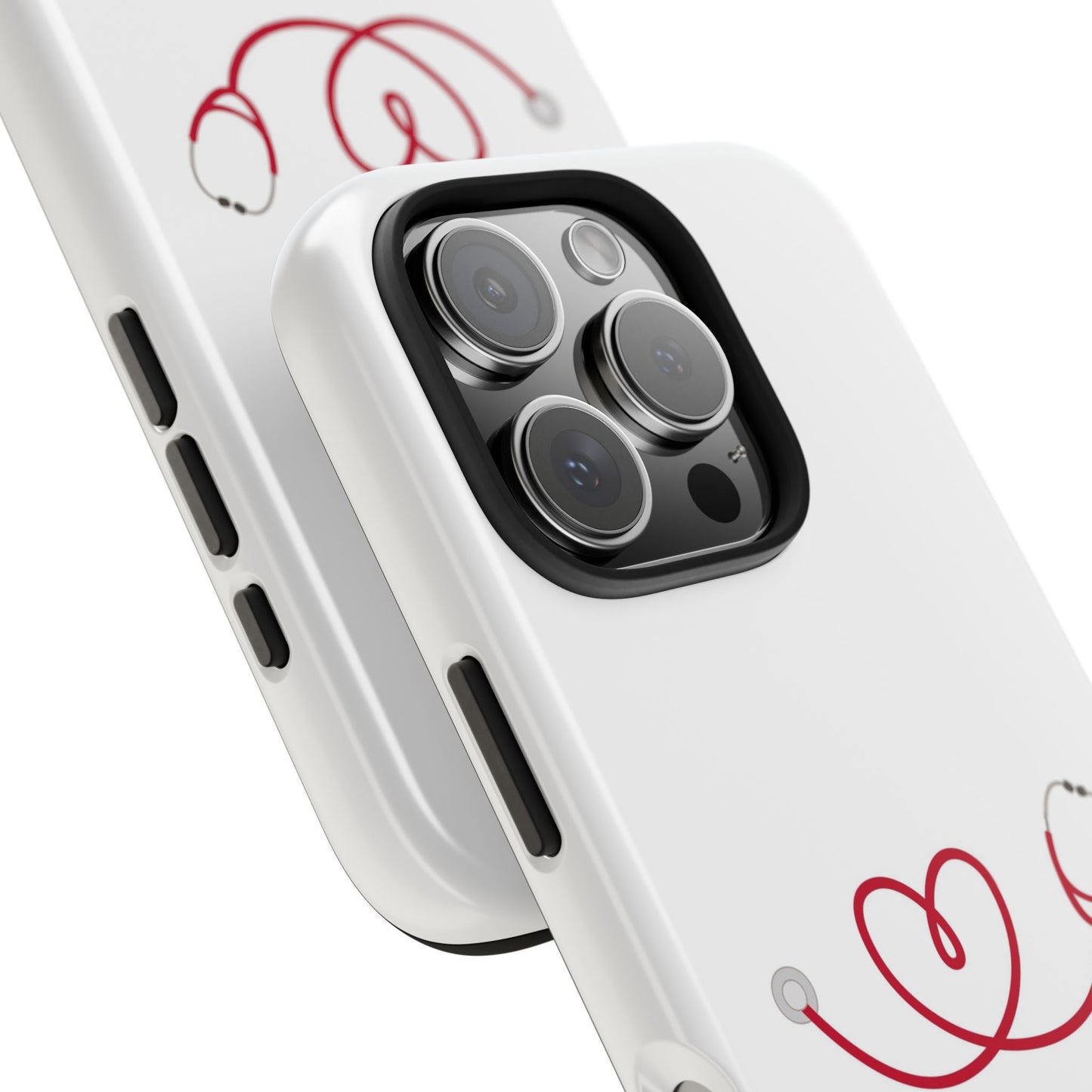 Stethoscope Heart - Tough iPhone Cases - Choose your Size