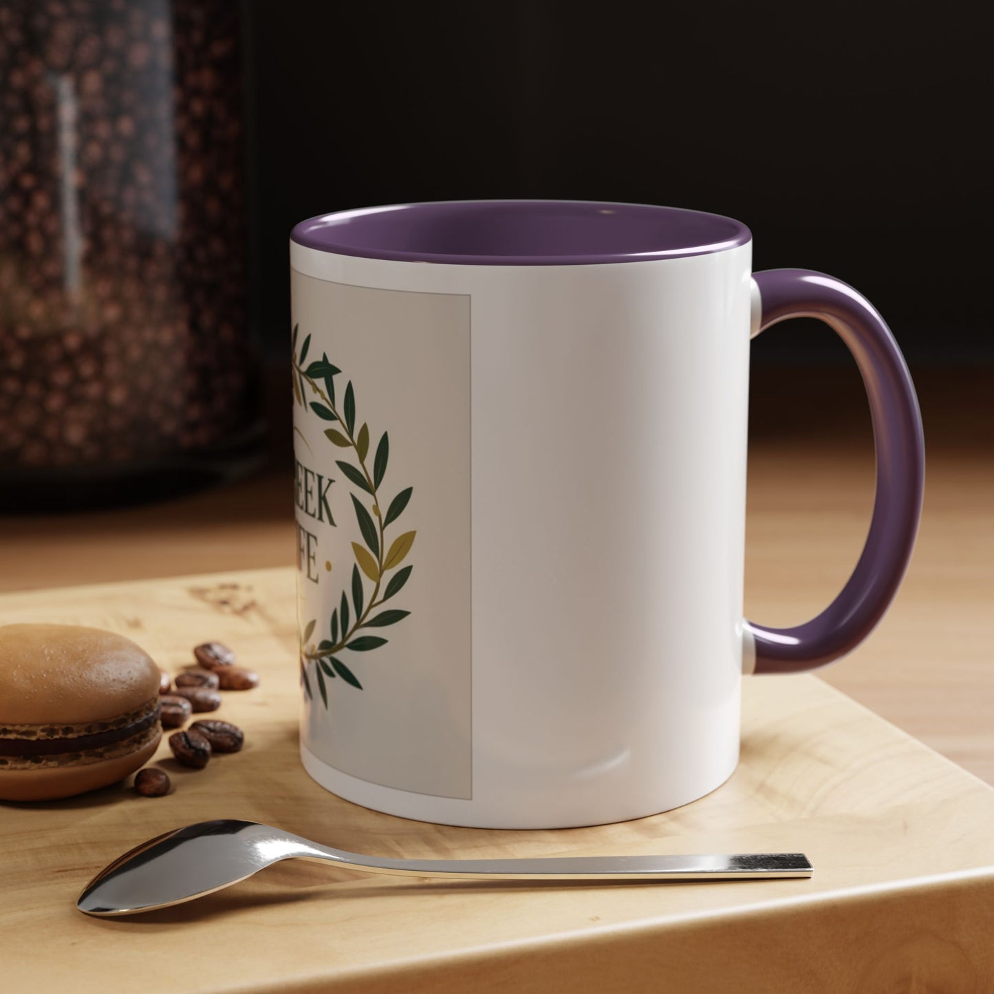 Greek Life Accent Coffee Mug | Perfect for Sororities, College Gifts, Friends, Graduations, Home Decor