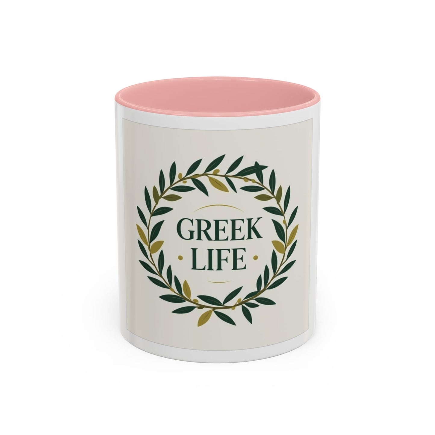 Greek Life Accent Coffee Mug | Perfect for Sororities, College Gifts, Friends, Graduations, Home Decor