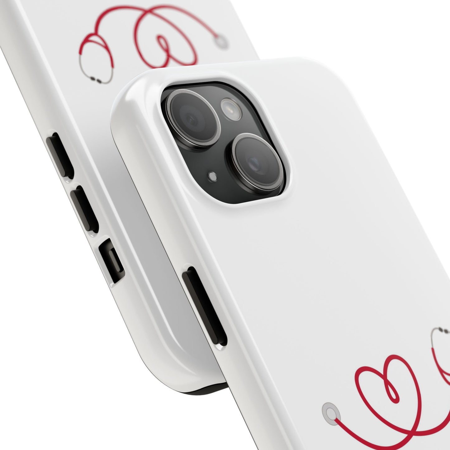 Stethoscope Heart - Tough iPhone Cases - Choose your Size