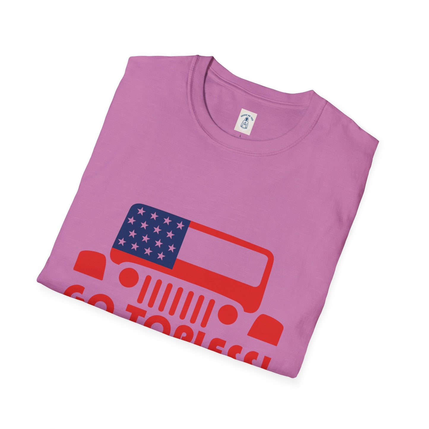 GO TOPLESS - Unisex Softstyle T-Shirt