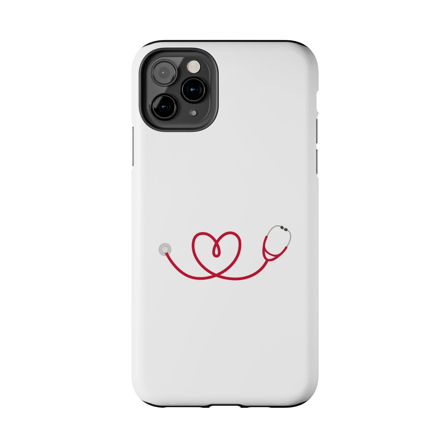 Stethoscope Heart - Tough iPhone Cases - Choose your Size