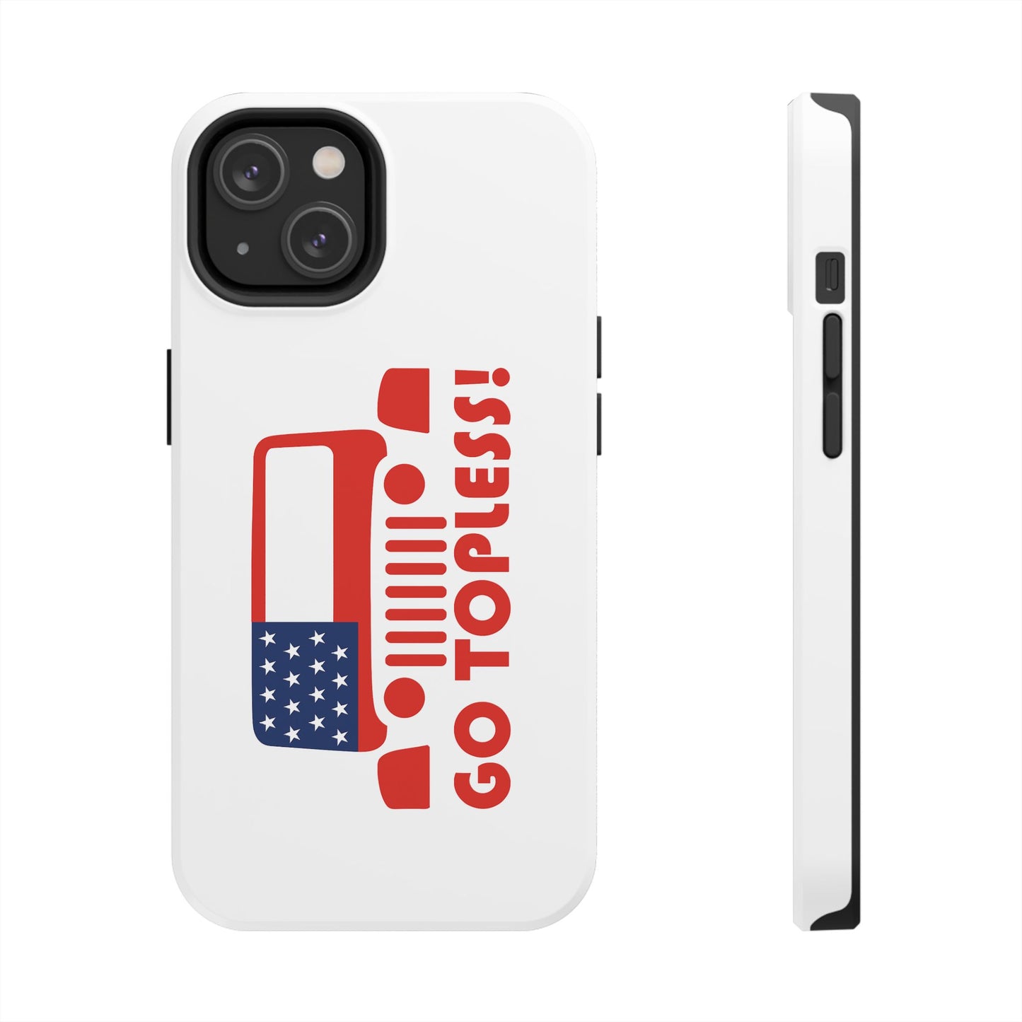 GO TOPLESS - Tough iPhone Cases - Choose your Size