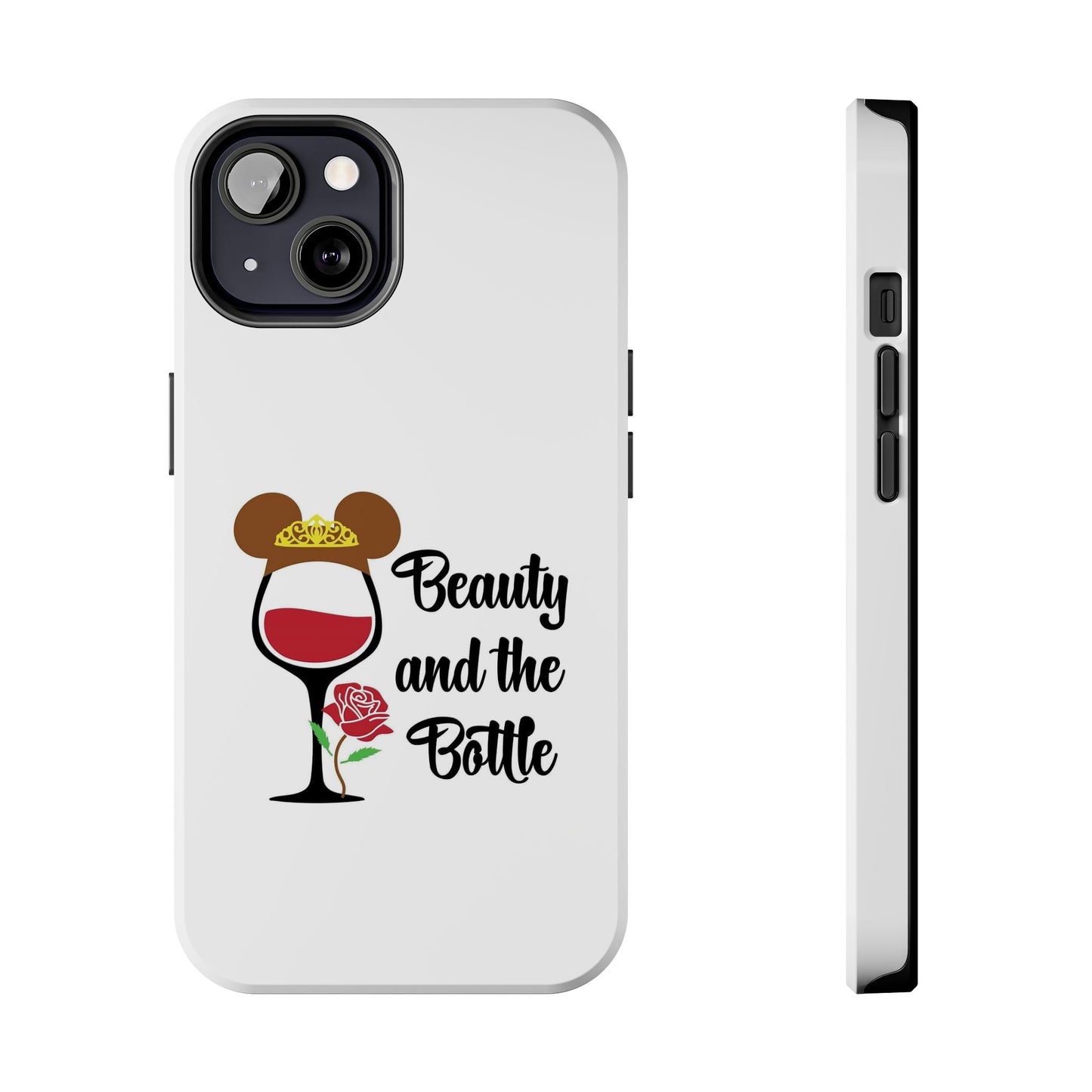 Beauty and the Bottle - Tough iPhone Cases - Choose your Size