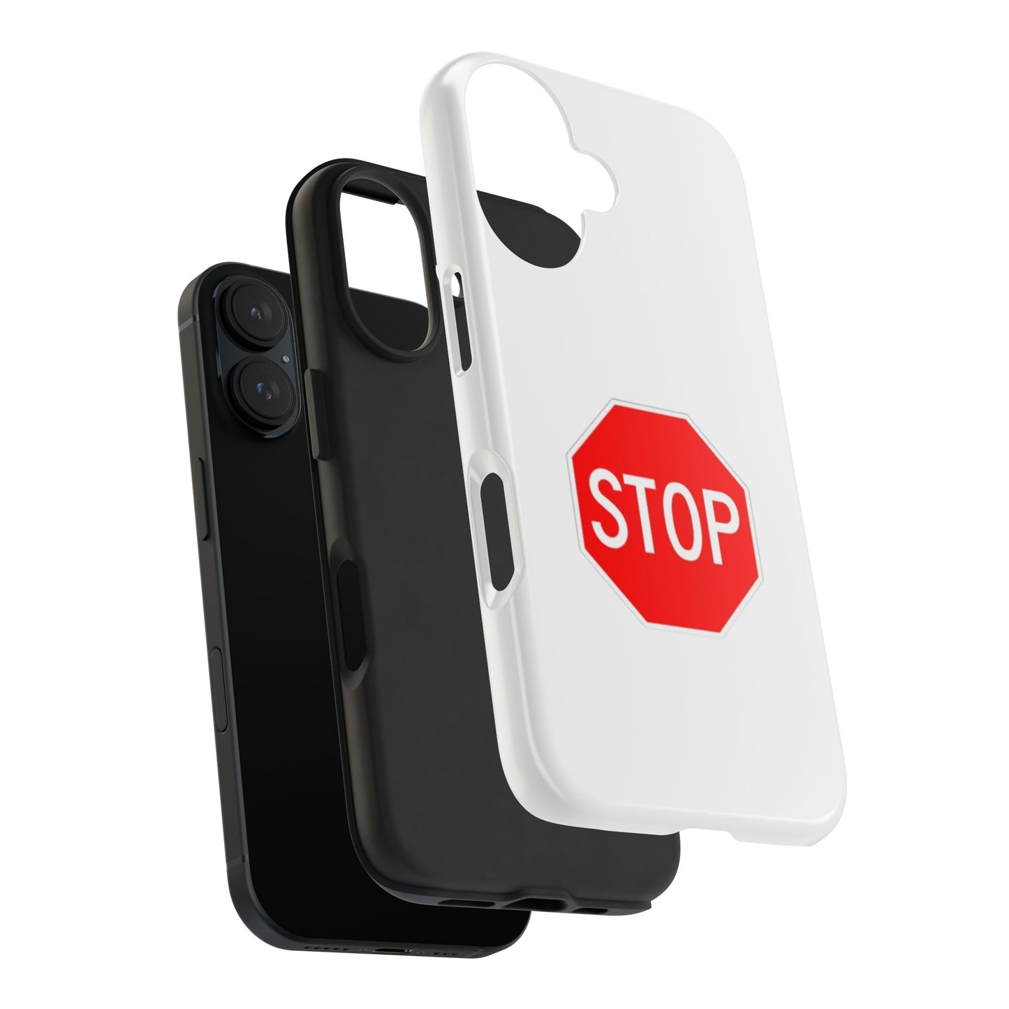 Stop Sign - Tough iPhone Cases - Choose your Size