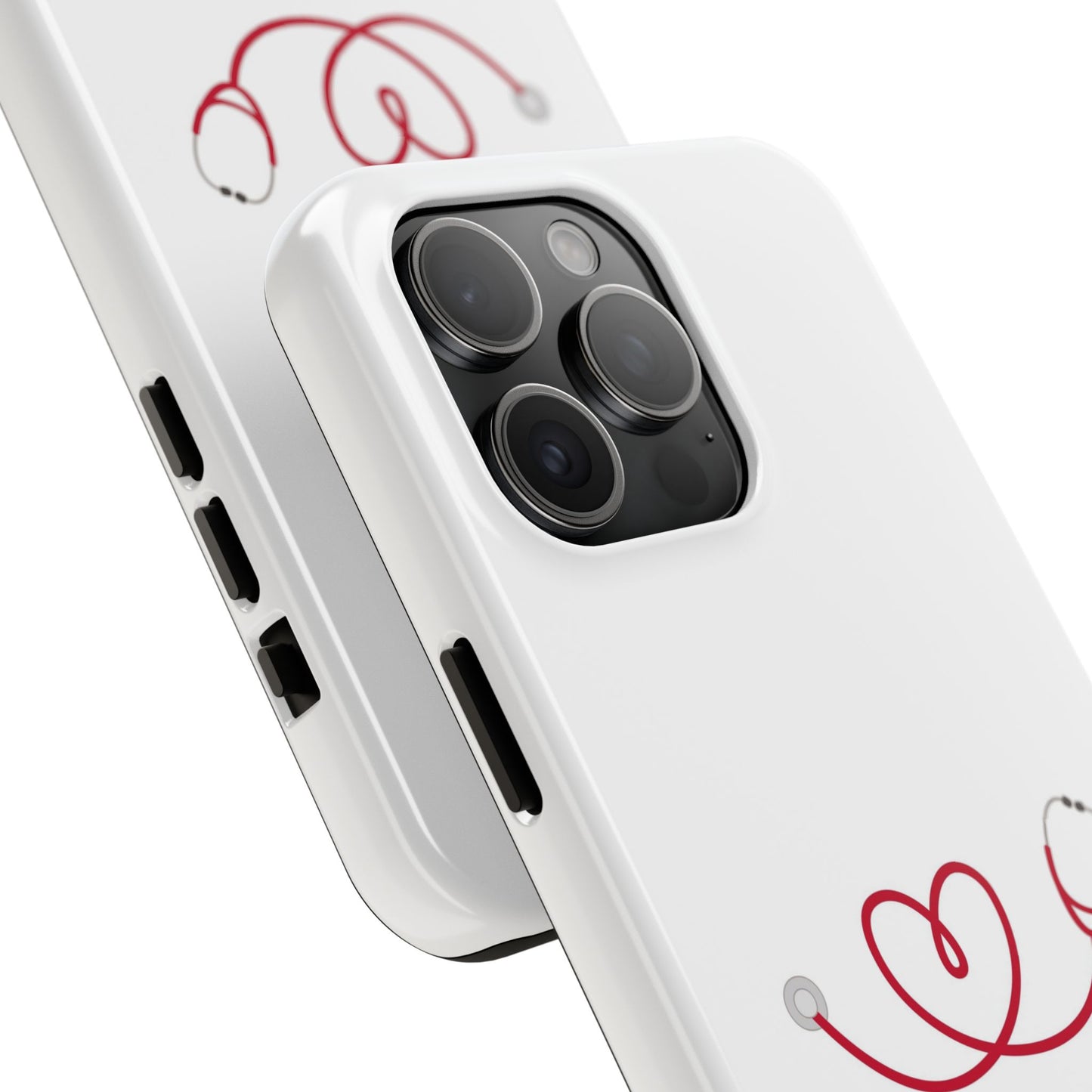 Stethoscope Heart - Tough iPhone Cases - Choose your Size
