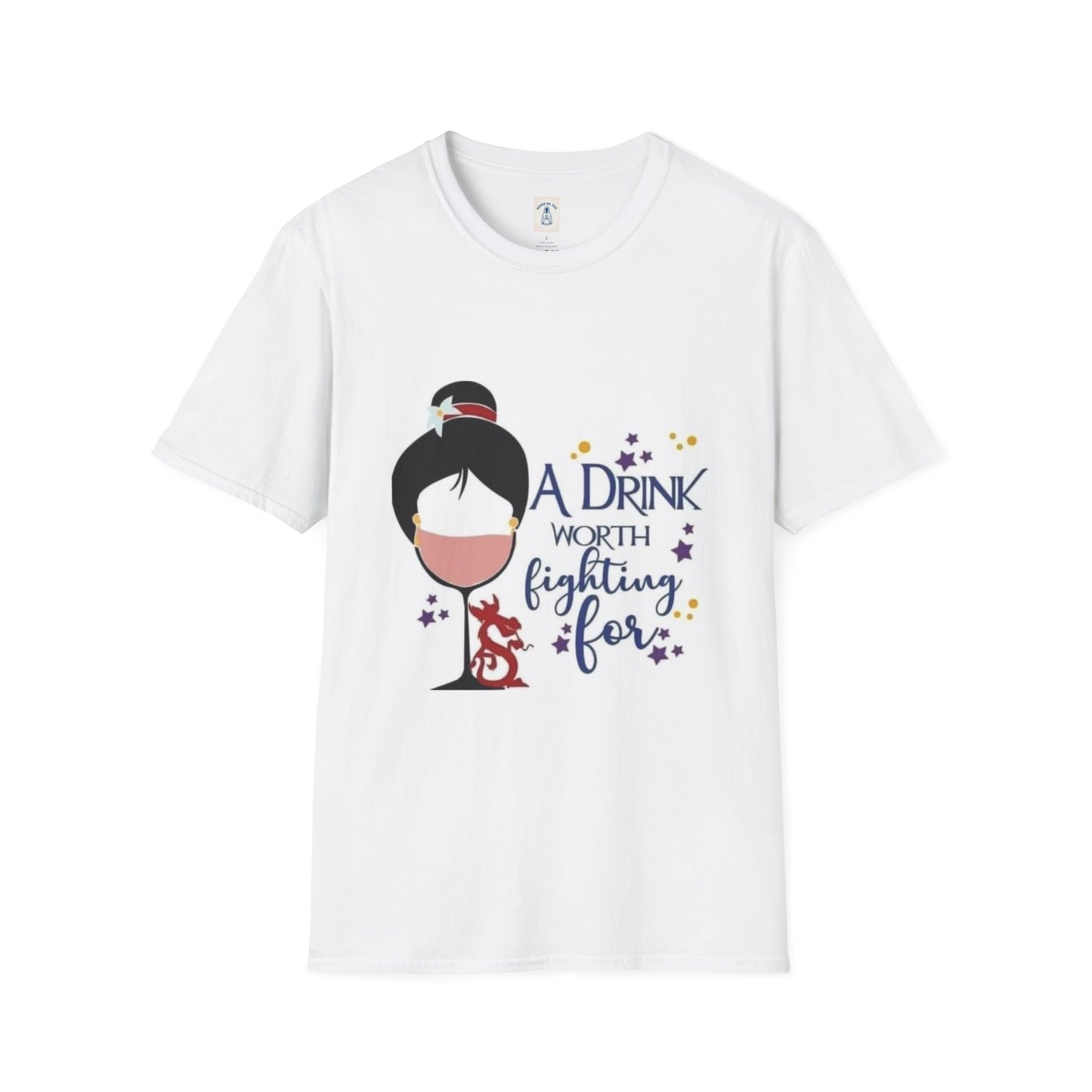 A Drink Worth Fighting For - Unisex Softstyle T-Shirt