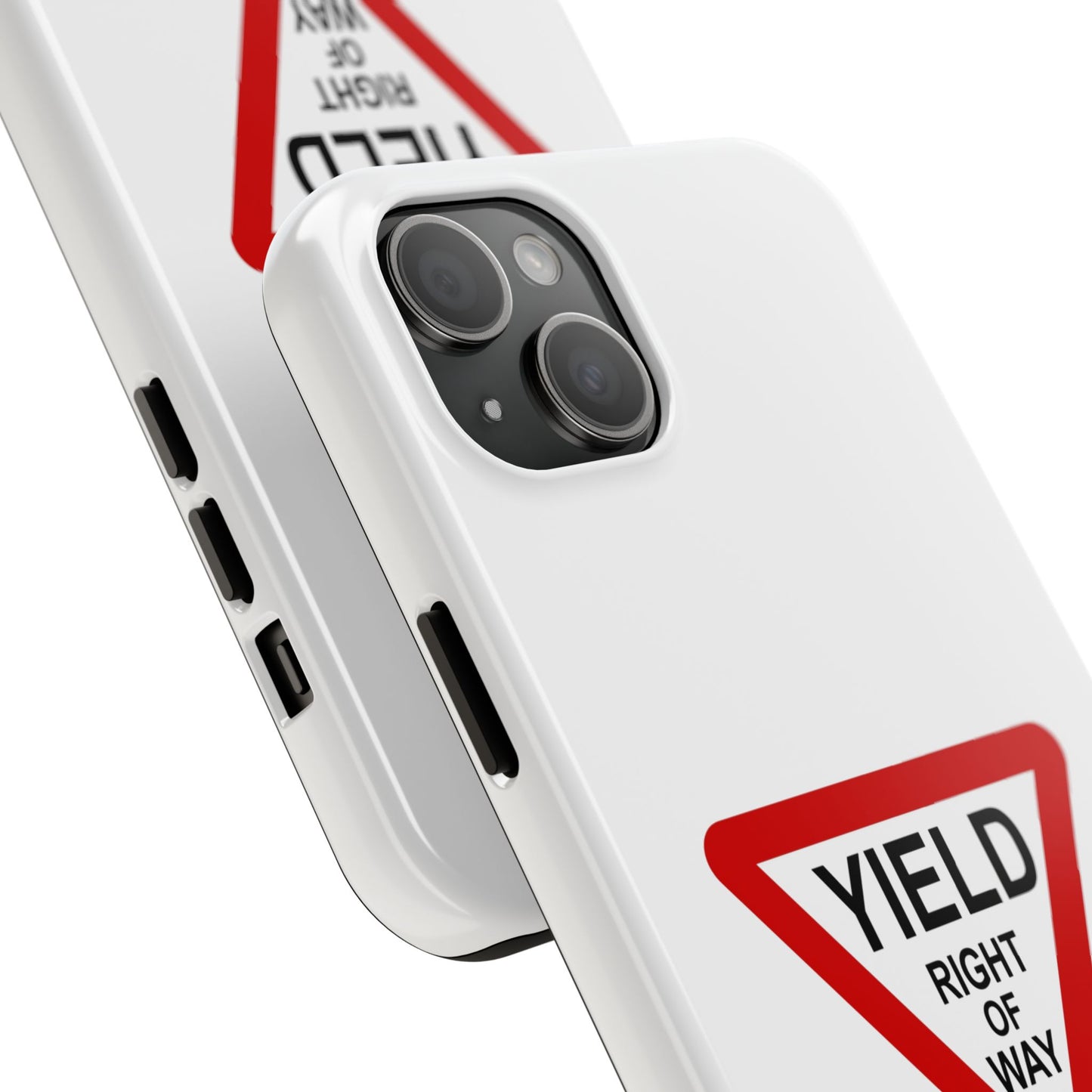 YIELD Right of Way - Tough iPhone Cases - Choose your Size