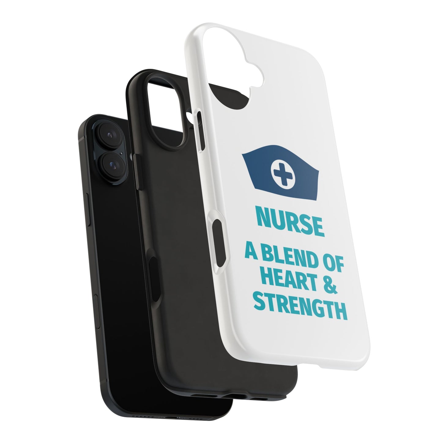 Nurse A Blend of Heart & Strength - Tough iPhone Cases - Choose your Size