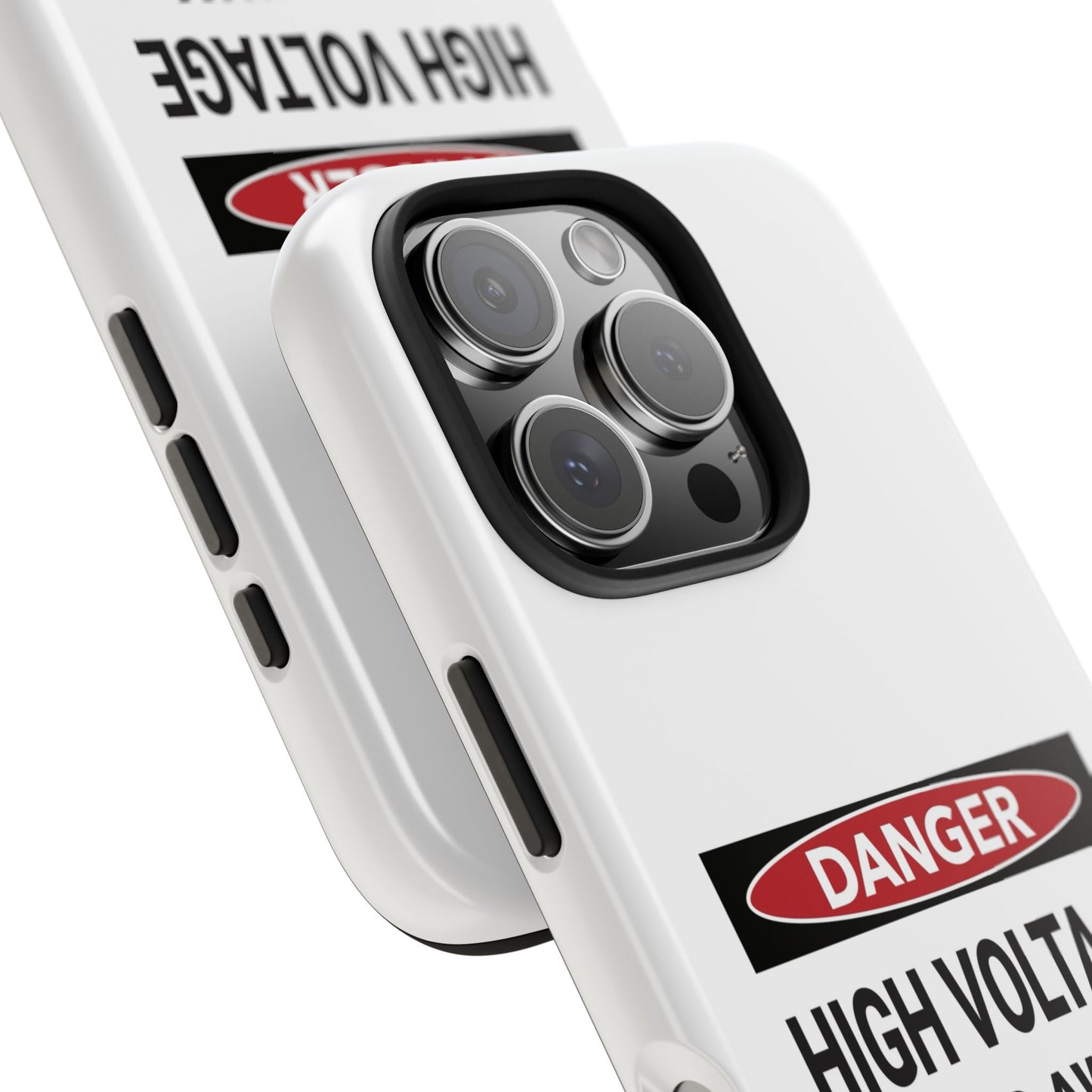 Danger High Voltage Keep Away - Tough iPhone Cases - Choose your Size