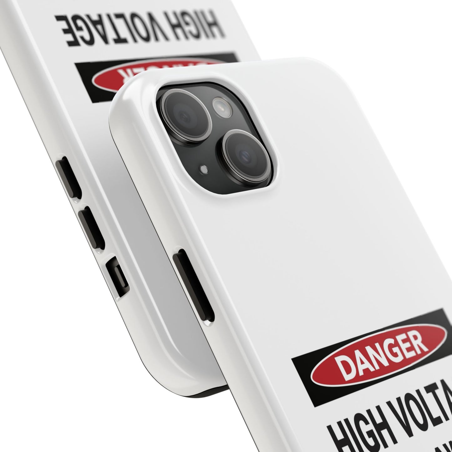 Danger High Voltage Keep Away - Tough iPhone Cases - Choose your Size