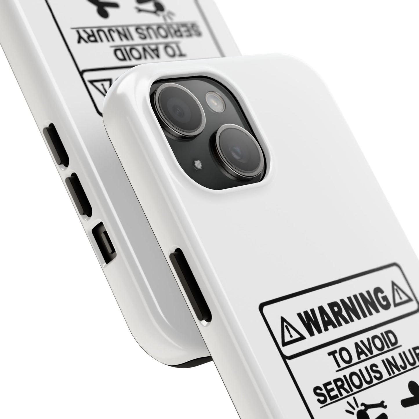 WARNING TO AVOID SERIOUS INJURY DON’T TELL MEMHOW TO DO MY JOB - Tough iPhone Cases - Choose your Size
