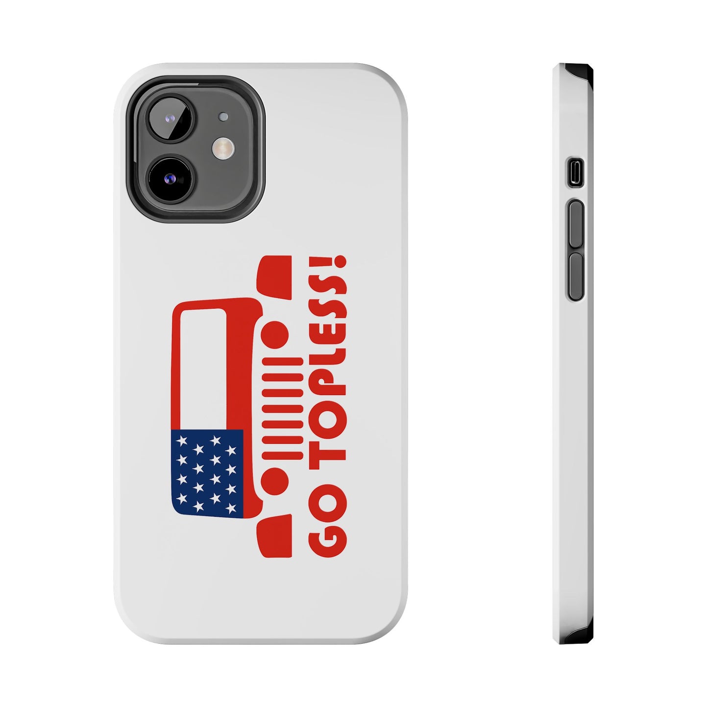 GO TOPLESS - Tough iPhone Cases - Choose your Size