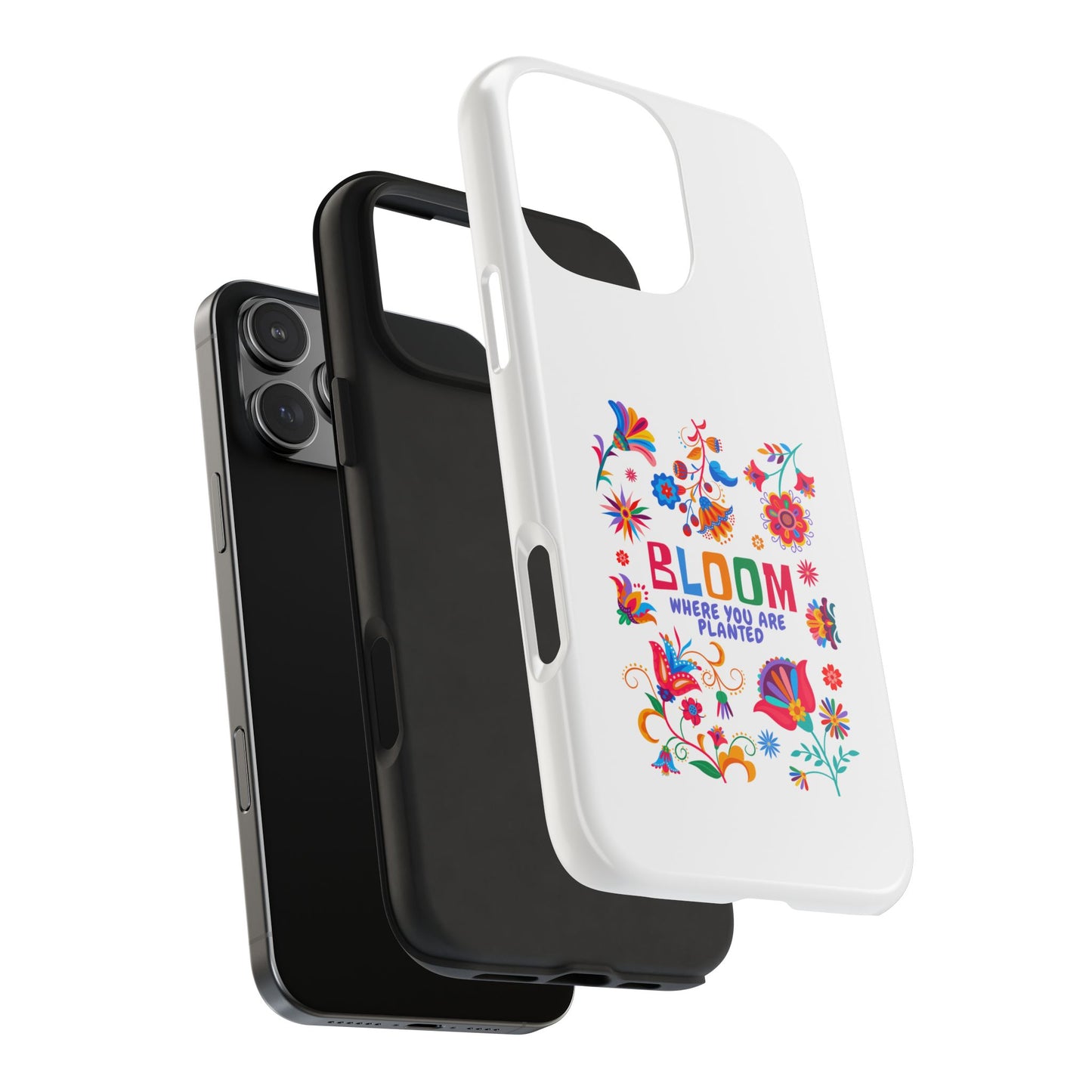 Bloom Where You are Planted - Tough iPhone Cases - Choose your Size