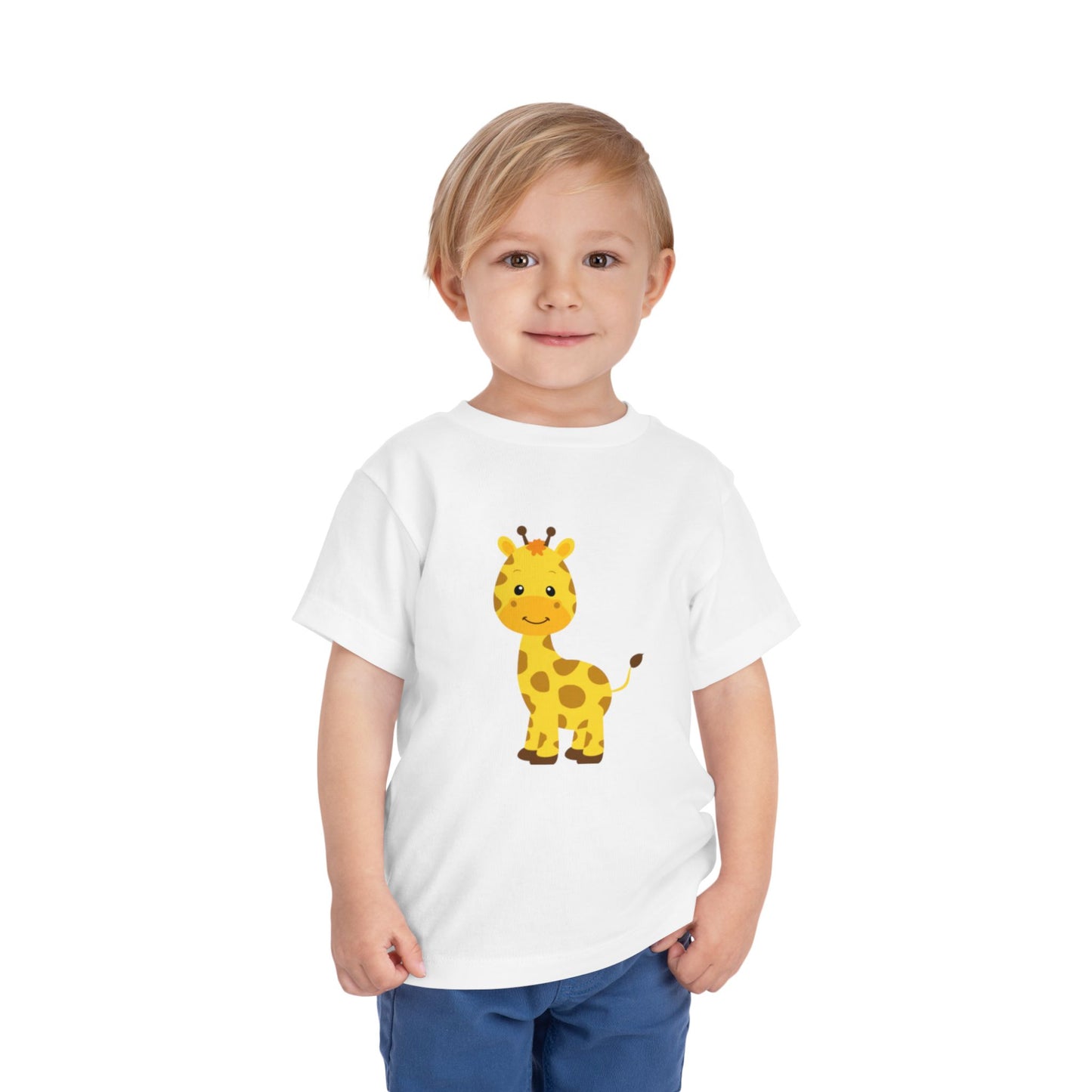 Baby Giraffe - Short Sleeve Tee, Cute Kids Tee, Animal T-Shirt, Birthday Gift, Playtime Outfit, Baby Shower Gift