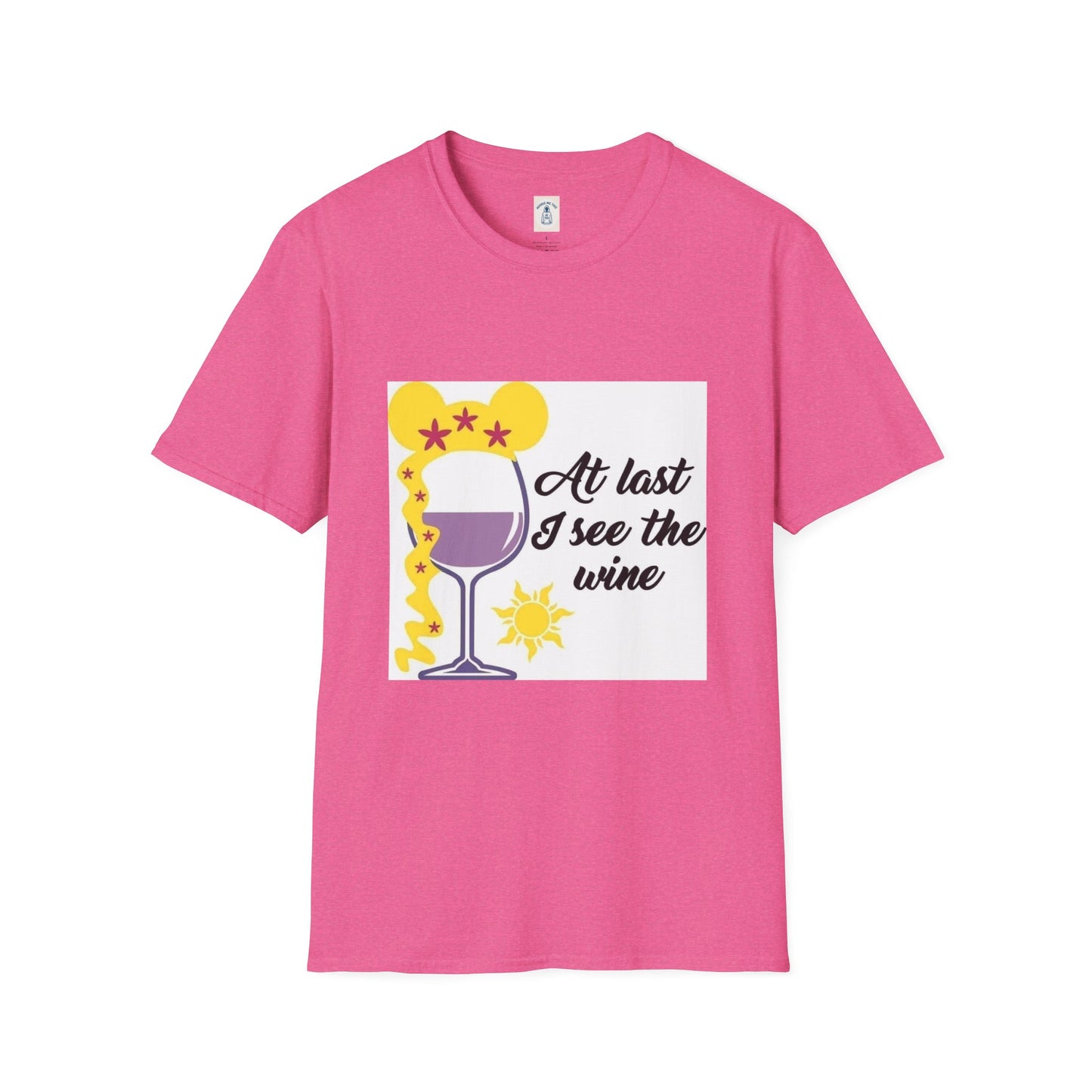 At Last I See the Wine - Unisex Softstyle T-Shirt