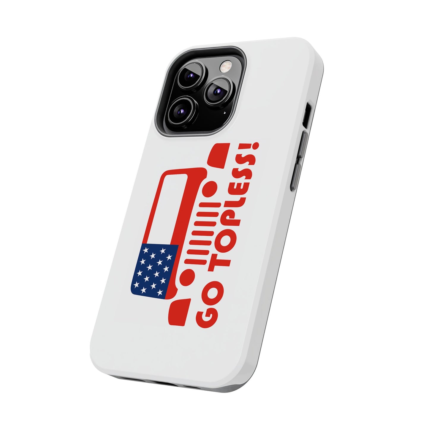 GO TOPLESS - Tough iPhone Cases - Choose your Size