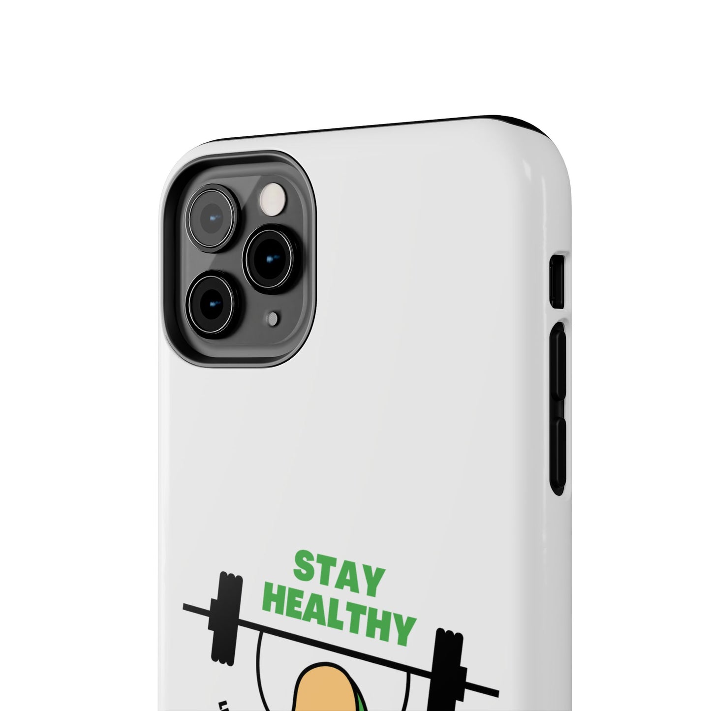 Stay Healthy Avocado - Tough iPhone Cases - Choose your Size