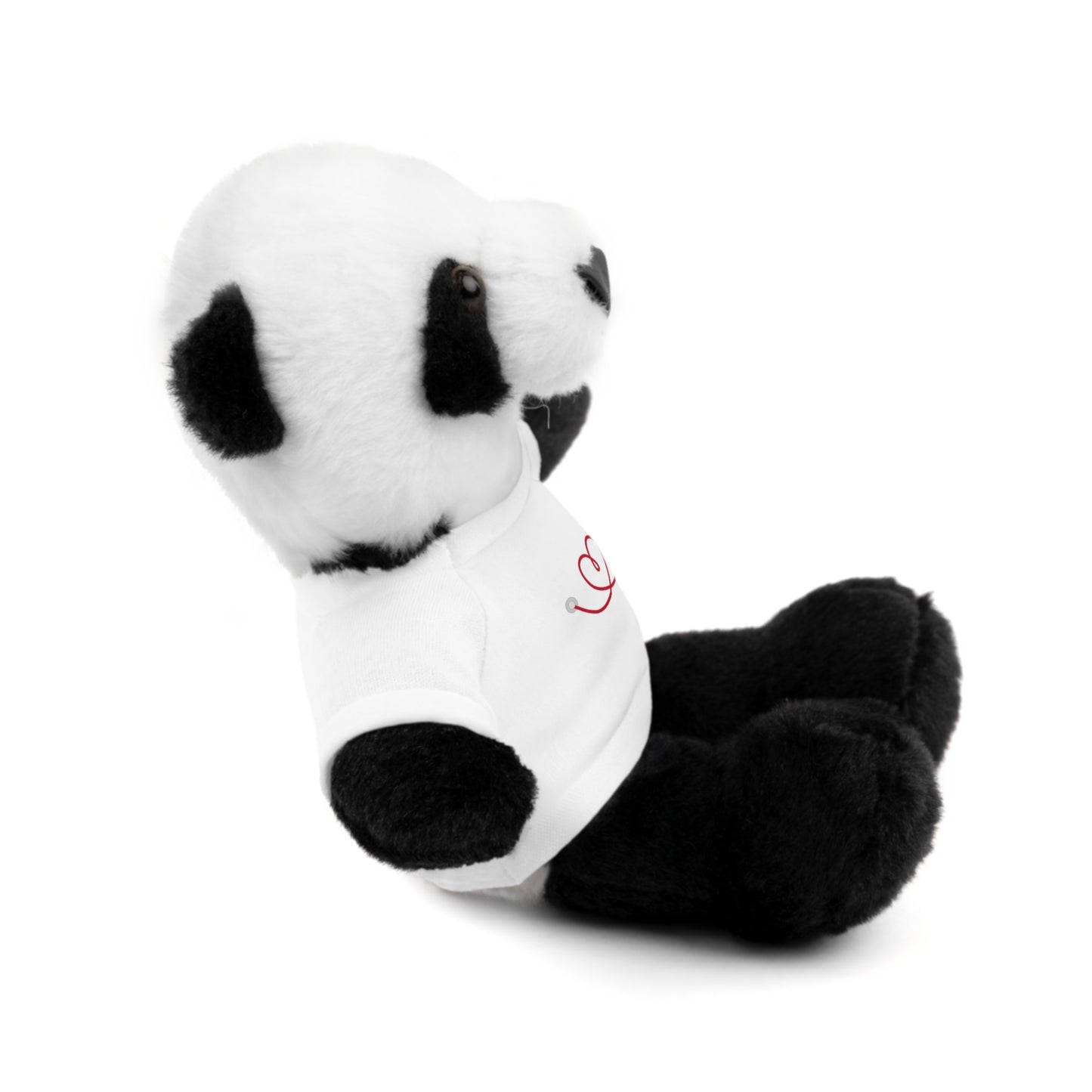 Adorable Stethoscope Heart - Stuffed Animal, Gift for Nurses, Cuddle Toy, Cute Plush Bear, Nurse Appreciation