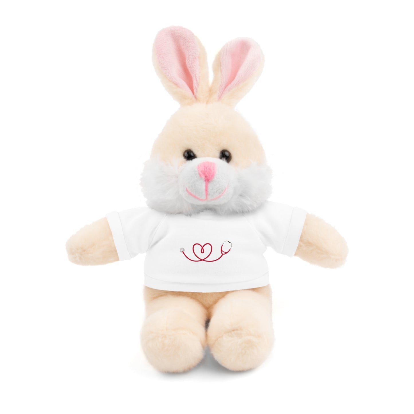 Adorable Stethoscope Heart - Stuffed Animal, Gift for Nurses, Cuddle Toy, Cute Plush Bear, Nurse Appreciation