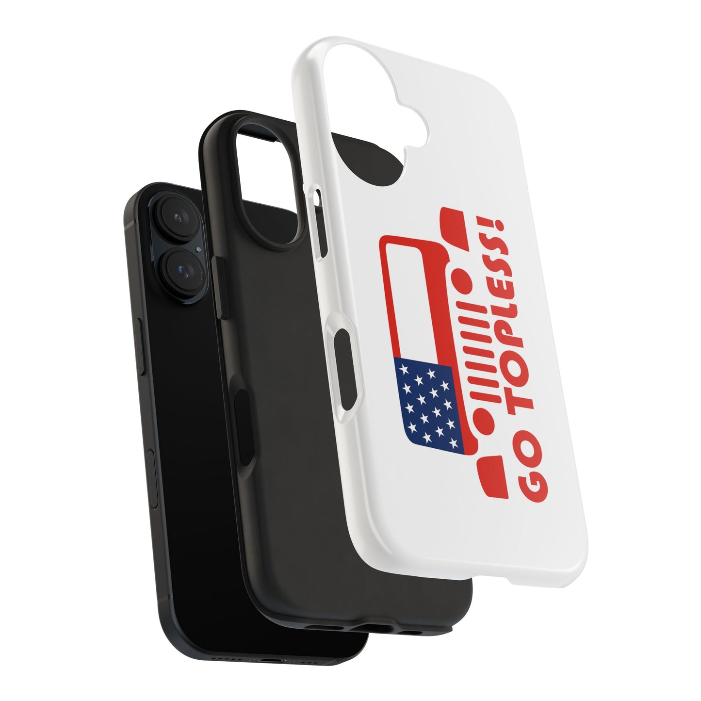 GO TOPLESS - Tough iPhone Cases - Choose your Size