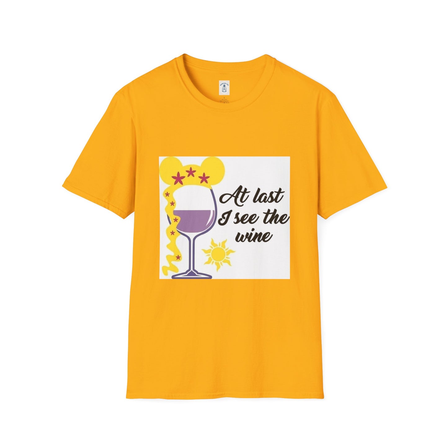 At Last I See the Wine - Unisex Softstyle T-Shirt