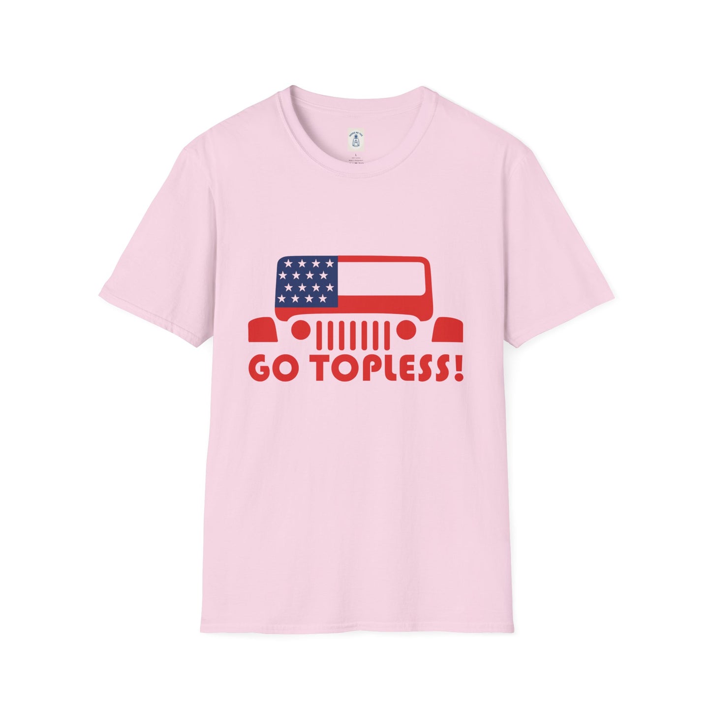 GO TOPLESS - Unisex Softstyle T-Shirt